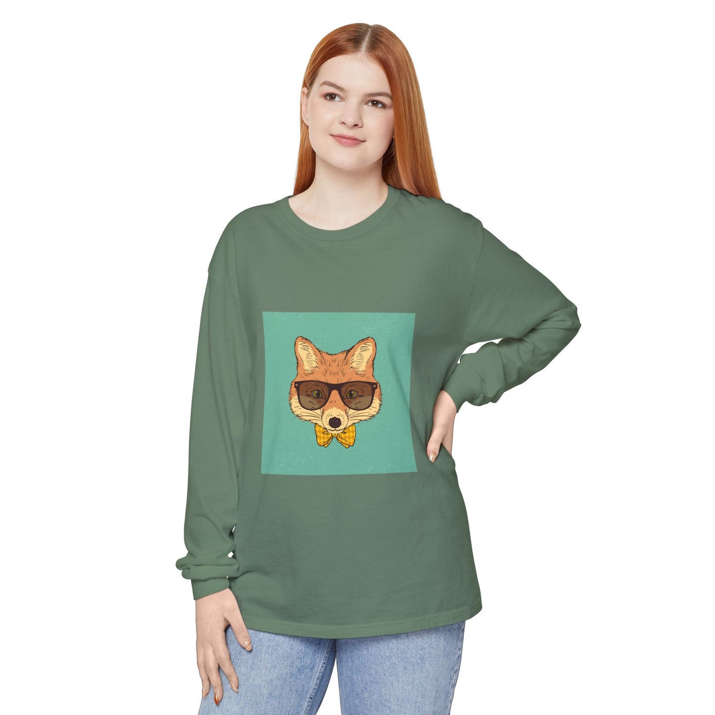 Unisex Garment-dyed Long Sleeve T-Shirt