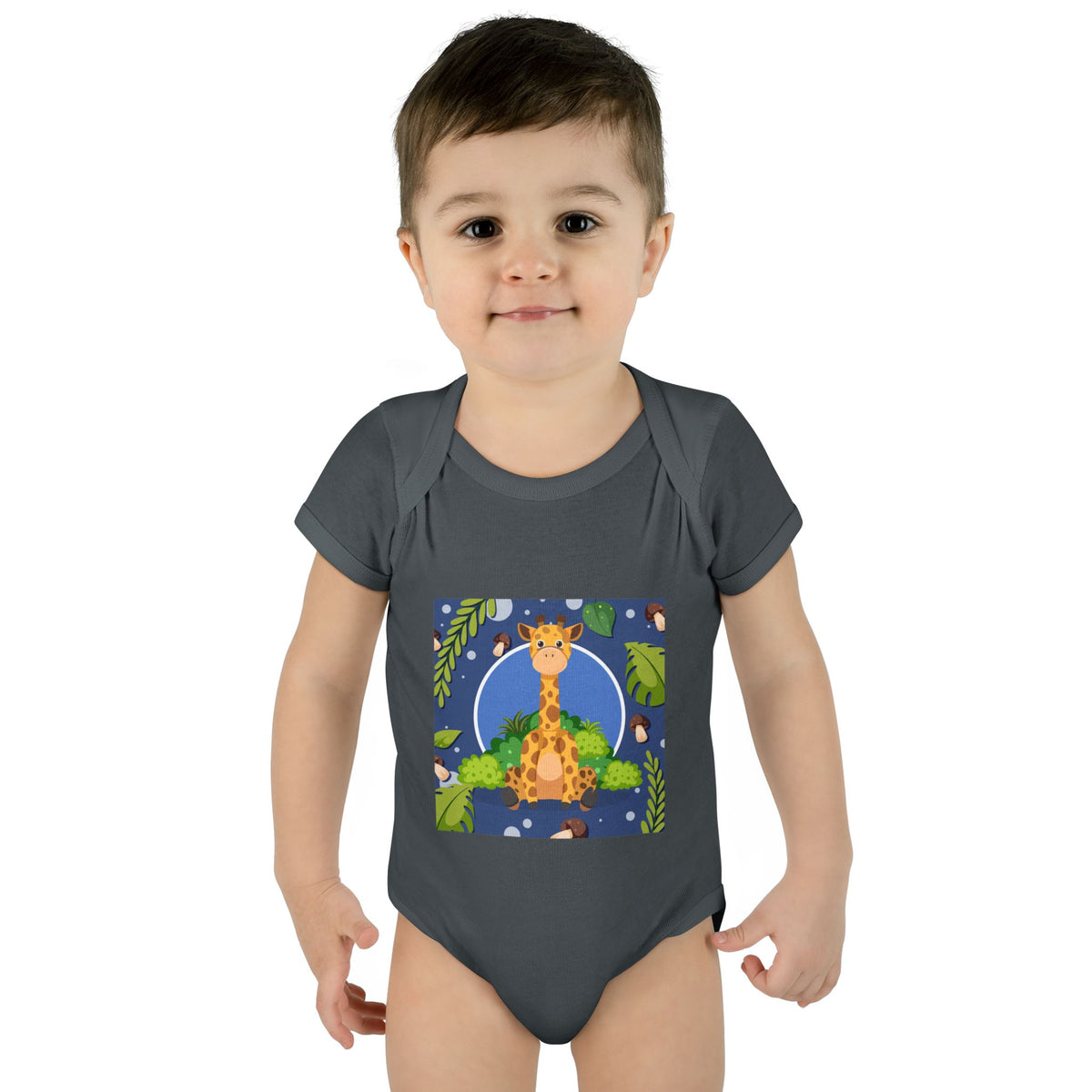 Adorable Giraffe Art Infant Romper
