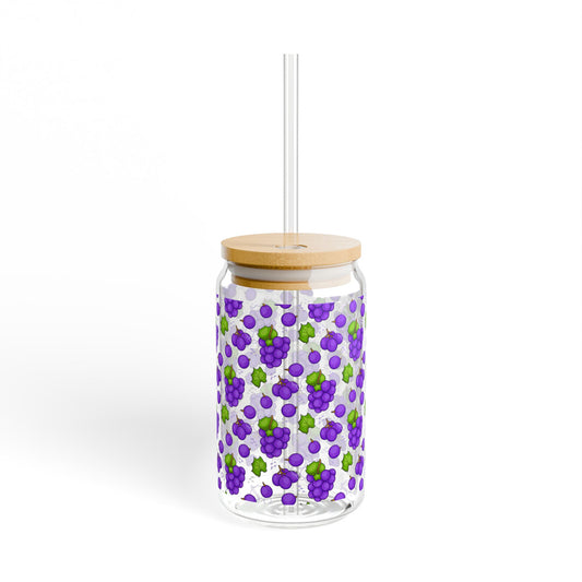 16oz Tempered Glass Sipper Cup