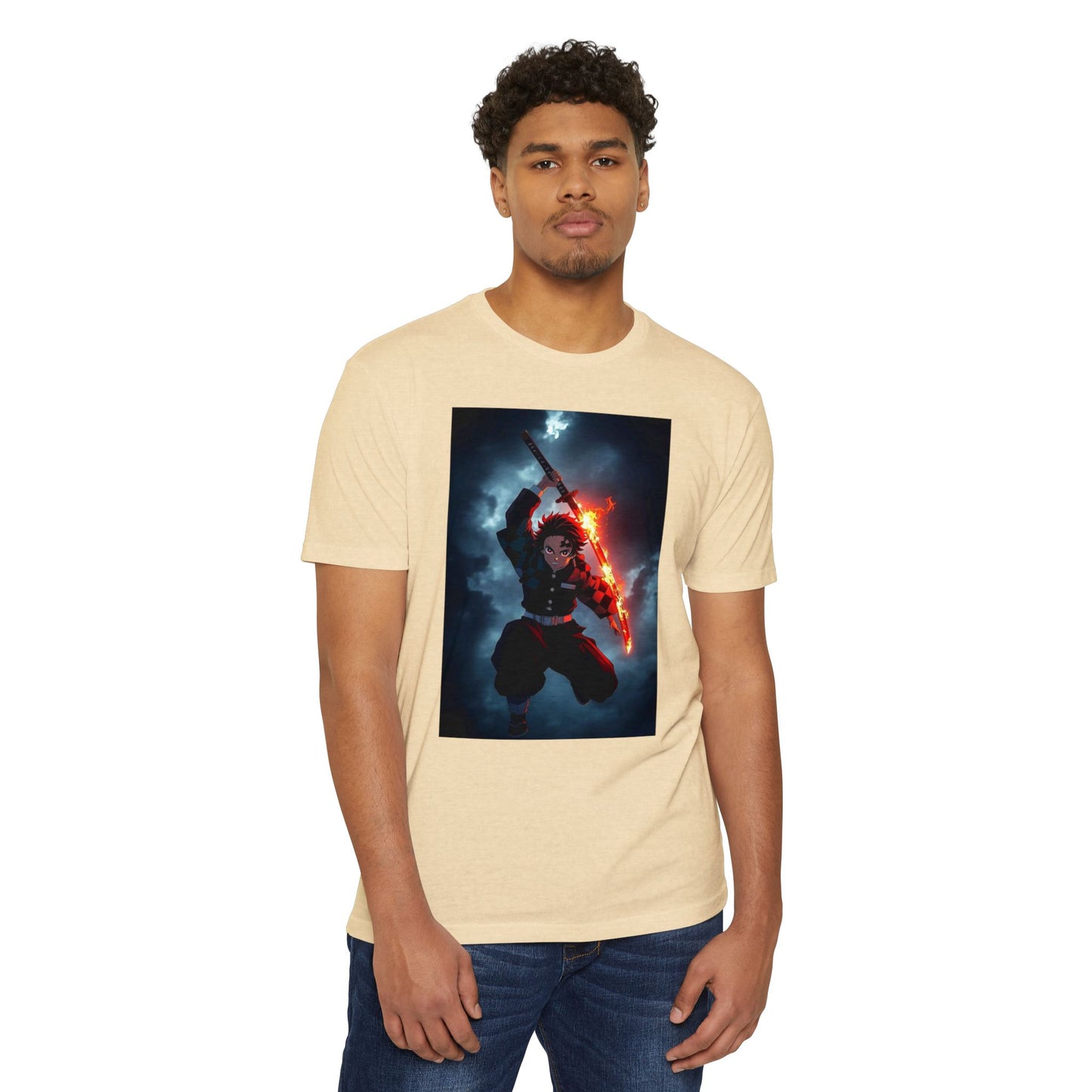 Kamado Tanjiro Men’s T-Shirt | Demon Slayer Anime Graphic Tee
