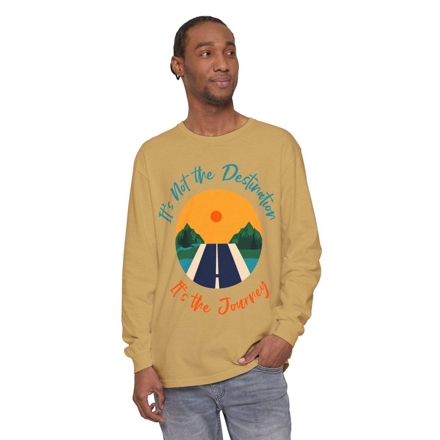 Unisex Garment-dyed Long Sleeve T-Shirt