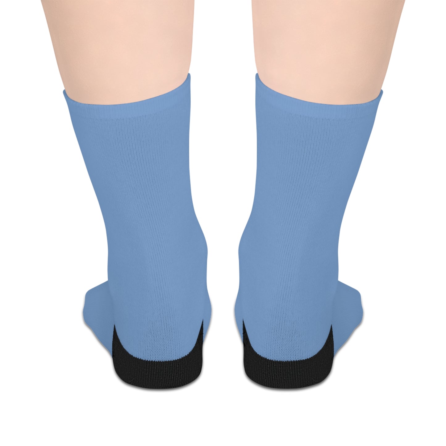 Blue Mid length Socks