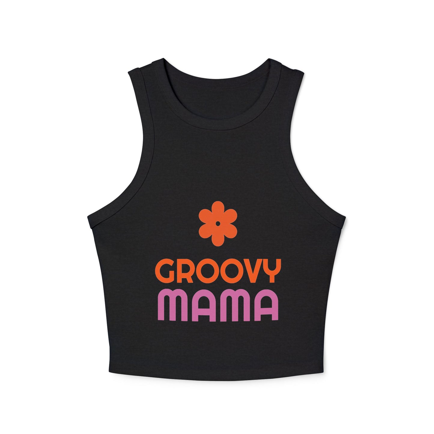 Groovy Mama Racer Tank – Trendy Summer Top