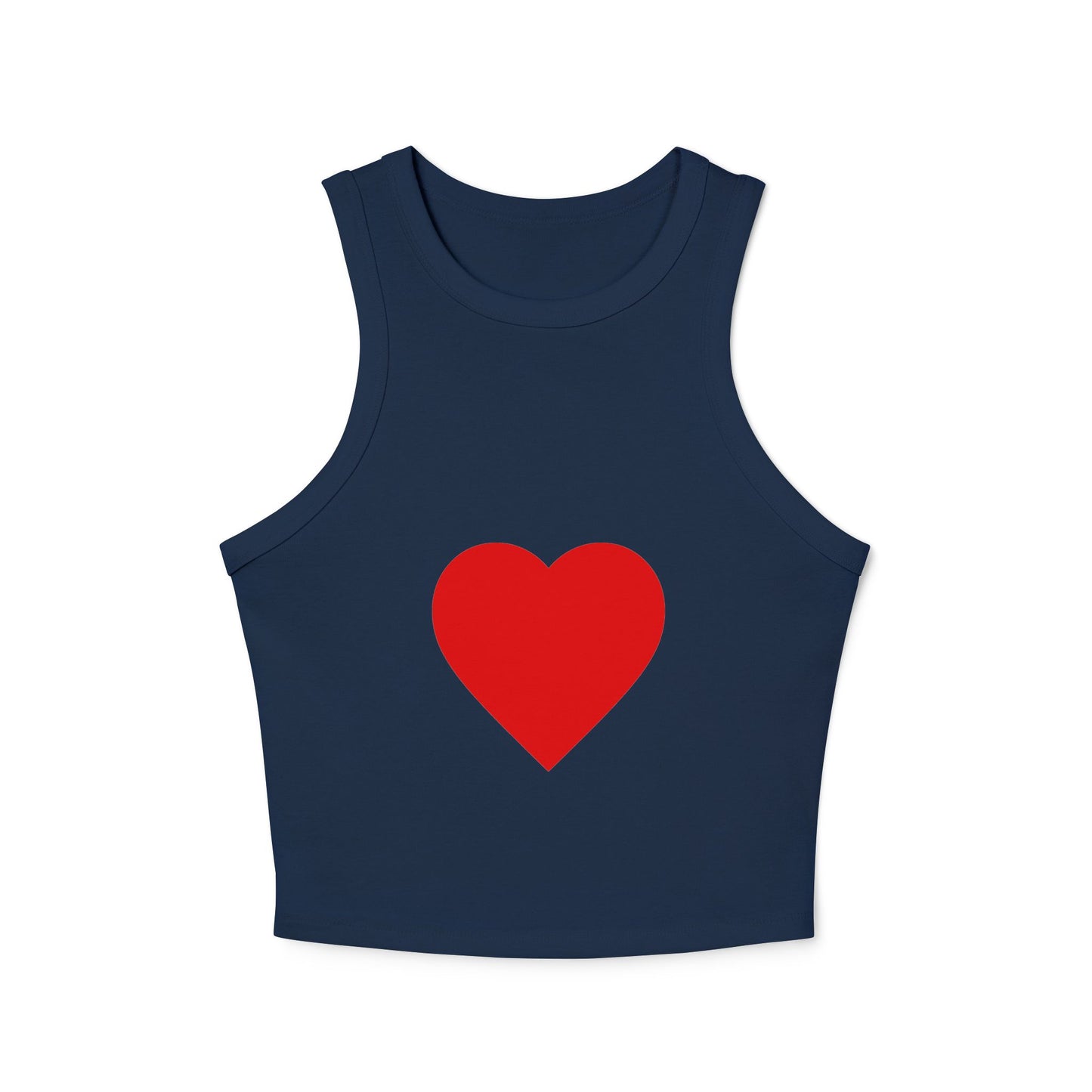 Chic Women's Racer Tank Top, Summer Fashion, Crop Top, Sportswear, Trendy Activewear, Versatile Layering Piece