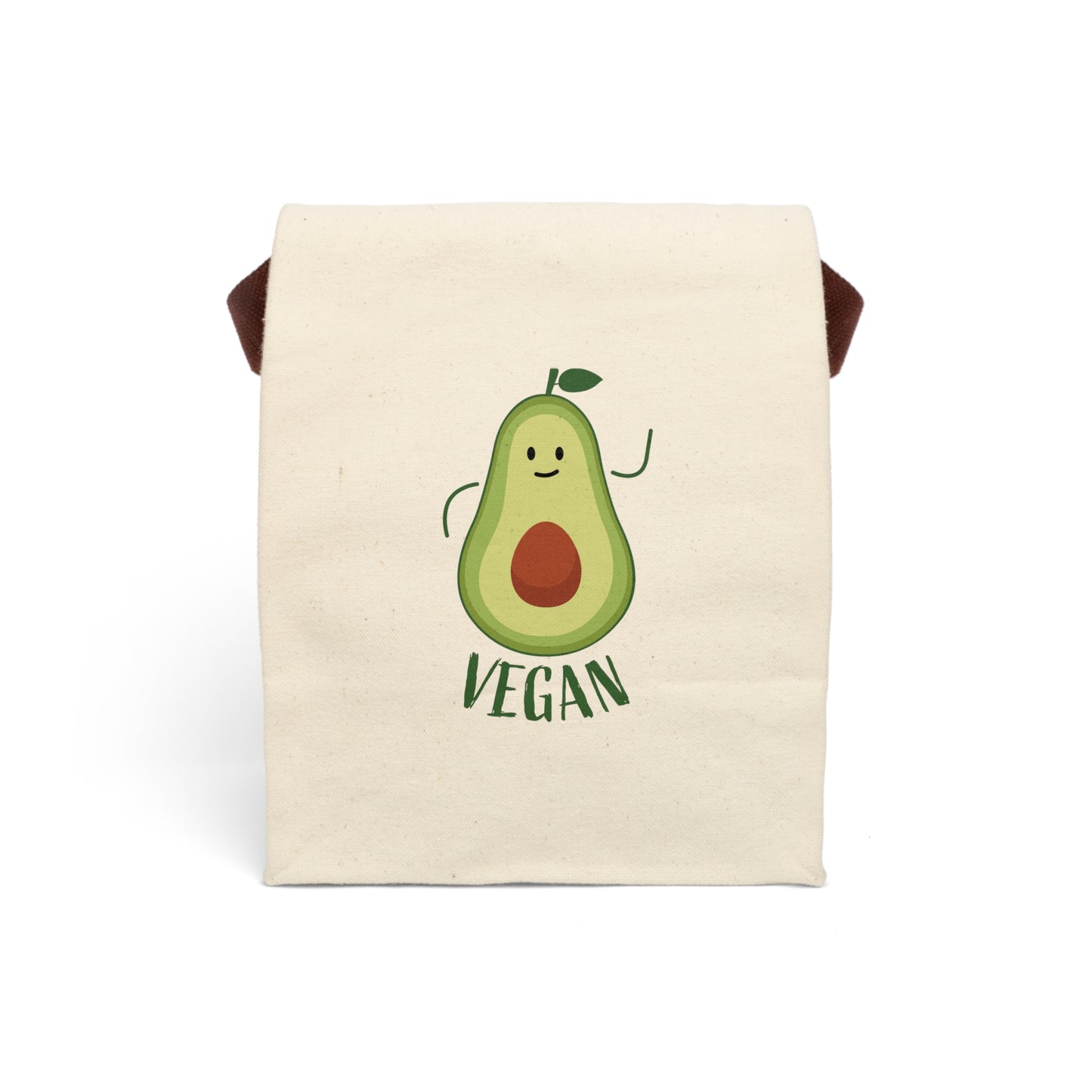 Funny Vegan Avocado Canvas Bag