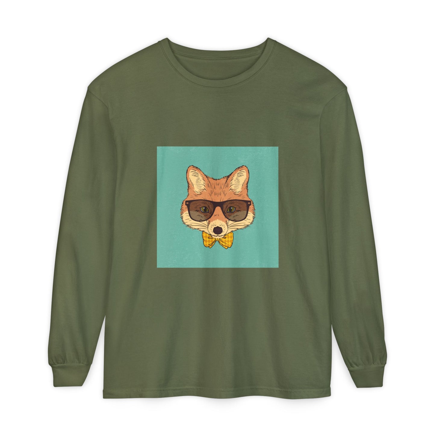 Unisex Garment-dyed Long Sleeve T-Shirt