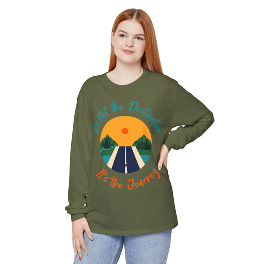 Unisex Garment-dyed Long Sleeve T-Shirt