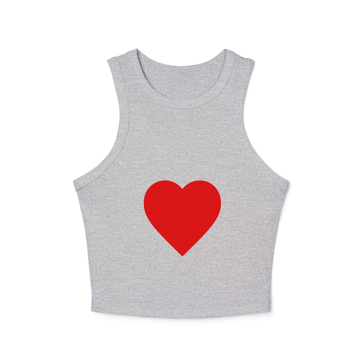 Chic Women's Racer Tank Top, Summer Fashion, Crop Top, Sportswear, Trendy Activewear, Versatile Layering Piece