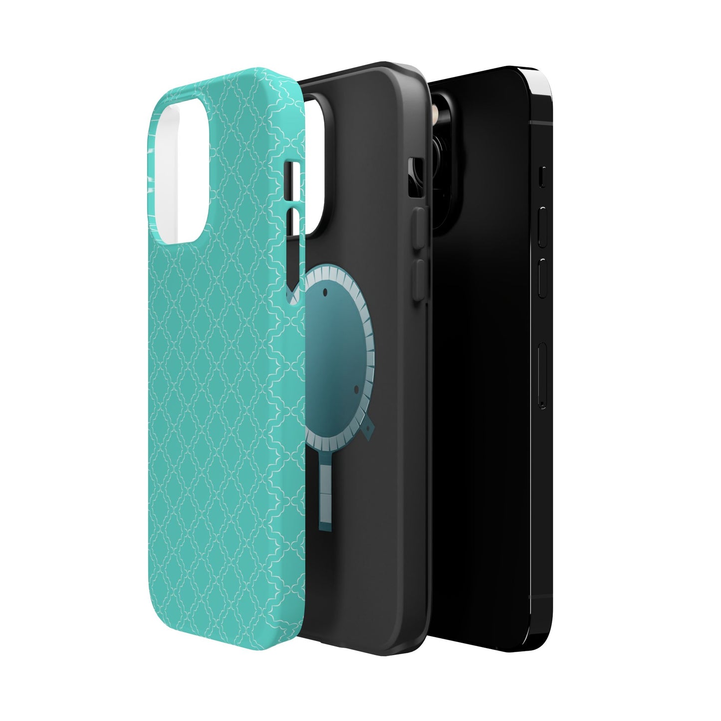 Green Phone Case Geometric Pattern