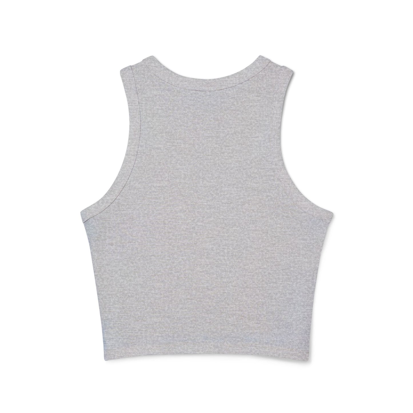 Playful Racer Tank Top with Whimsical Paper Plane Design