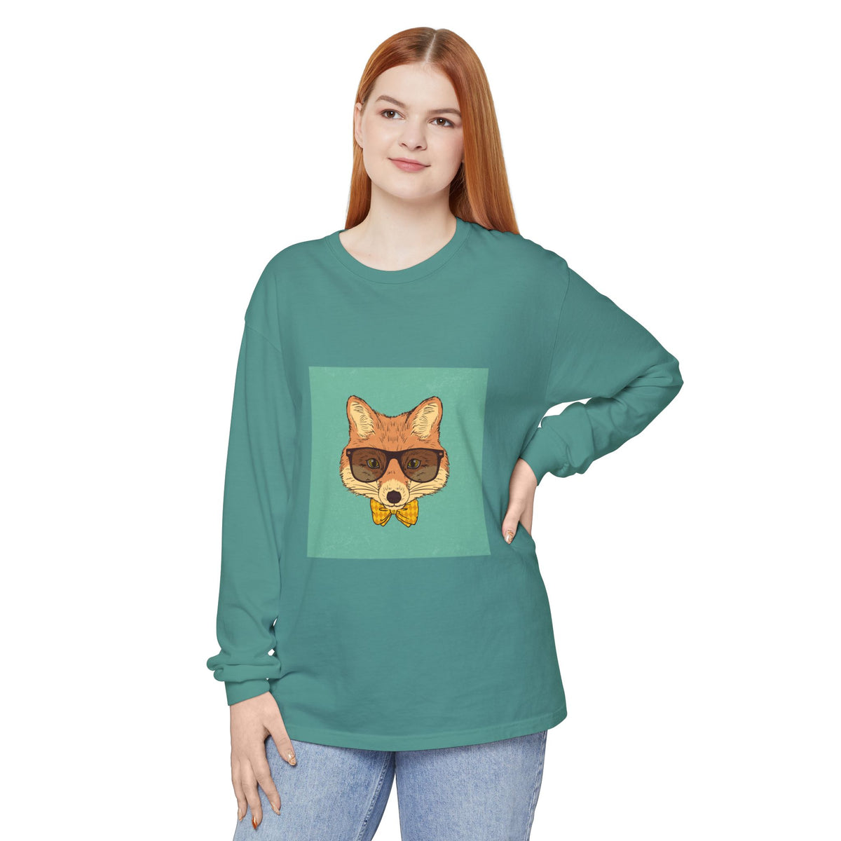 Unisex Garment-dyed Long Sleeve T-Shirt