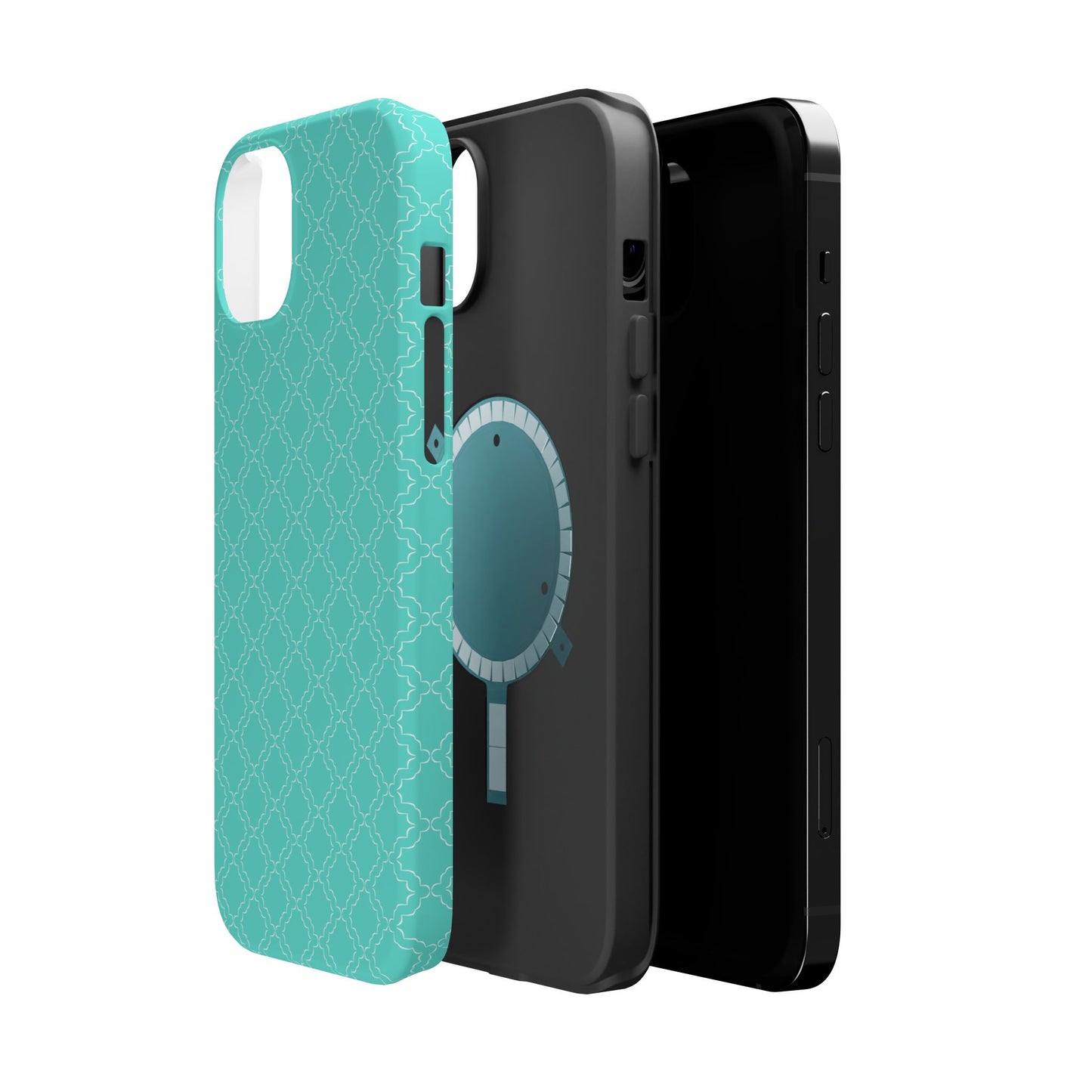 Green Phone Case Geometric Pattern