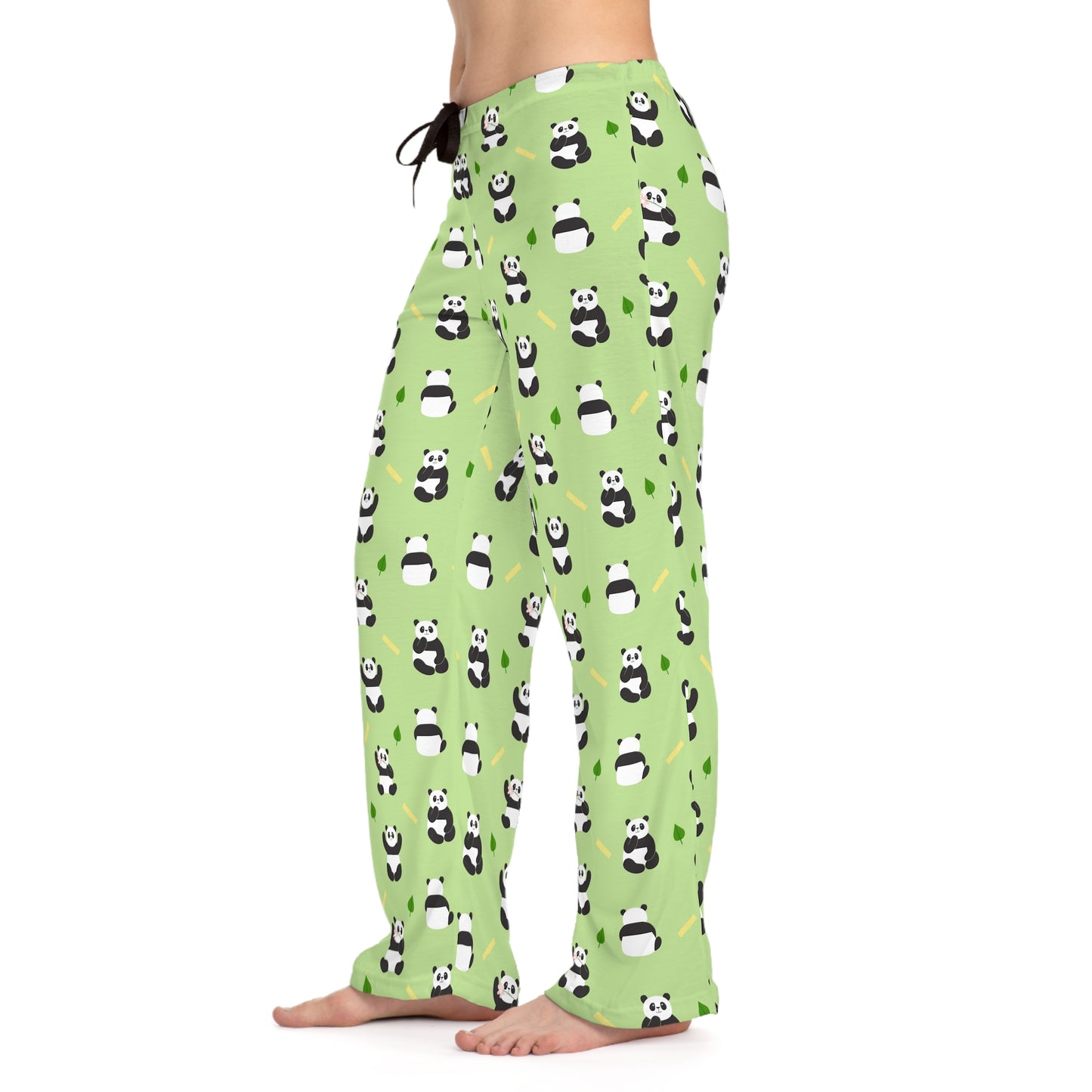 Cute Panda Women's Pajama Pants, Comfy Sleepwear, Gift for Her, Lounge Pants, Birthday, Relaxation, Cozy Nights