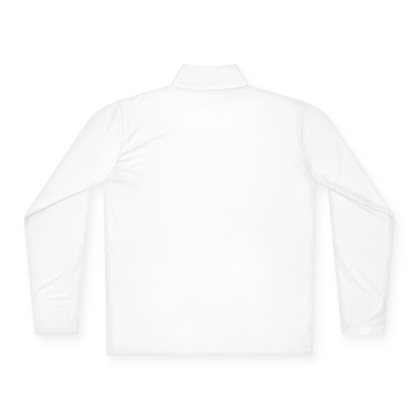 Classic Black Unisex Quarter-Zip Pullover with Crest Detail