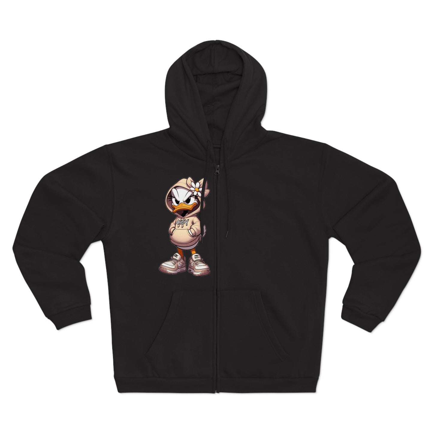 Streetwear Zip Hoodie for Women Trendy Casual Zip-Up Hoodie