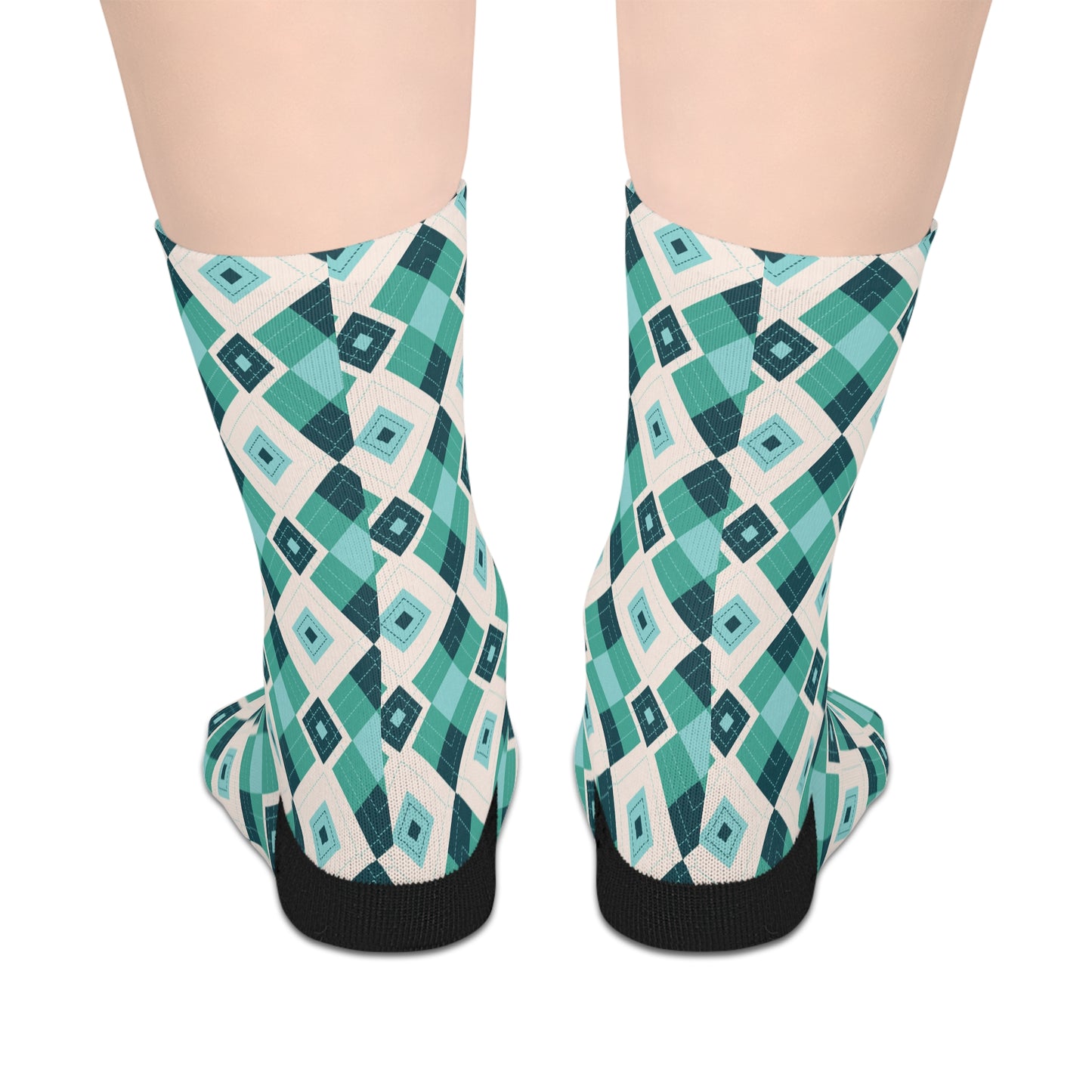 Patterned Mid-length Socks