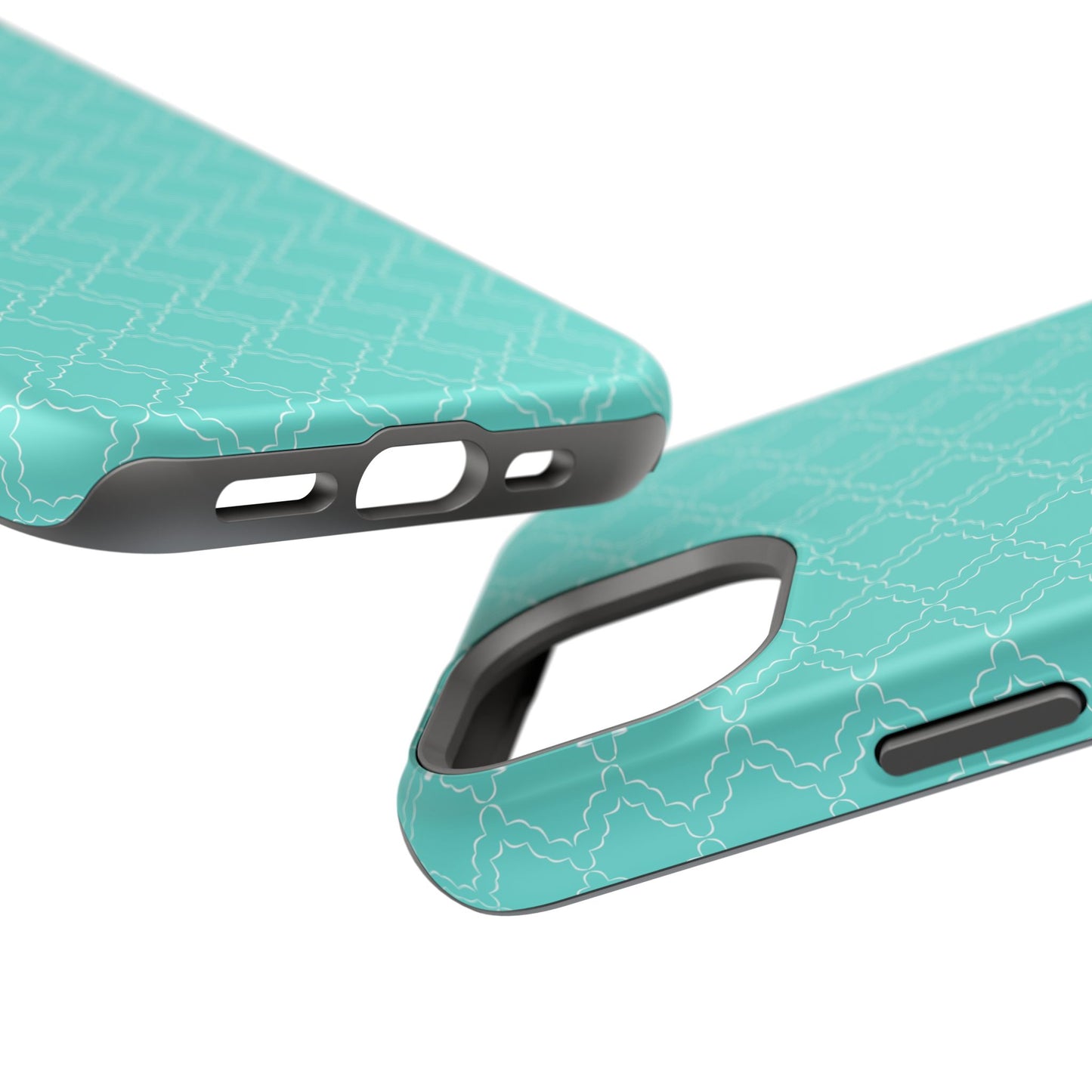 Green Phone Case Geometric Pattern