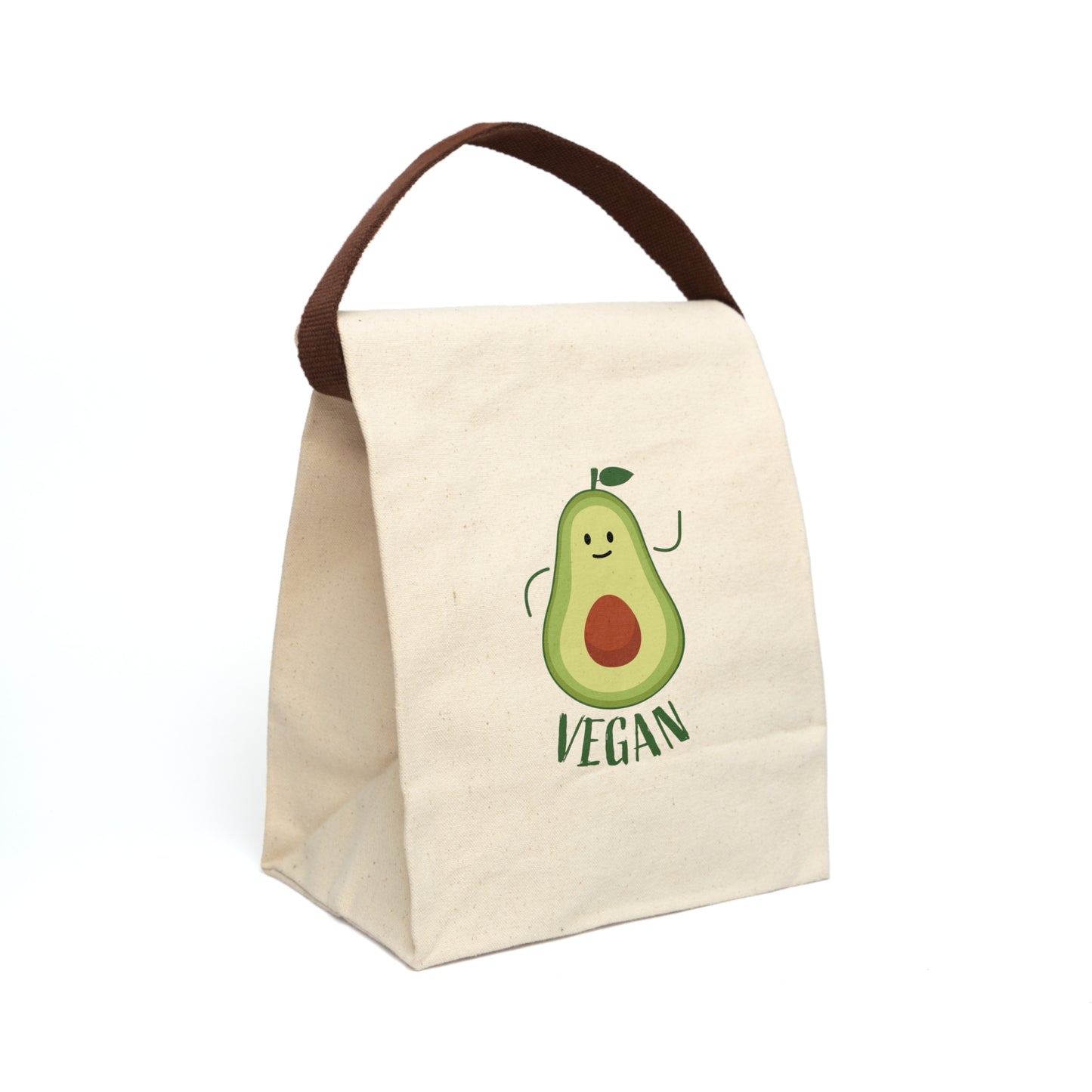 Funny Vegan Avocado Canvas Bag
