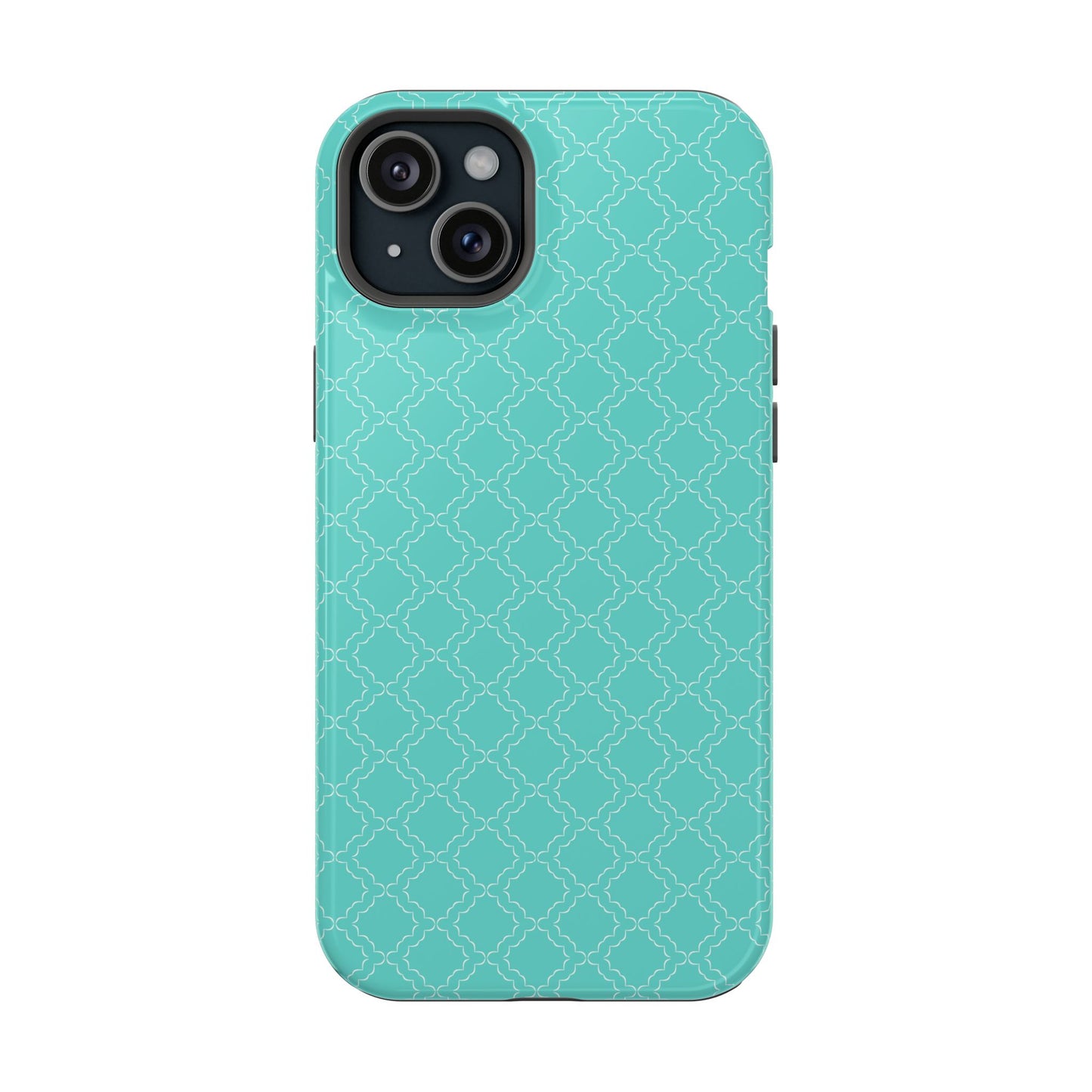 Green Phone Case Geometric Pattern