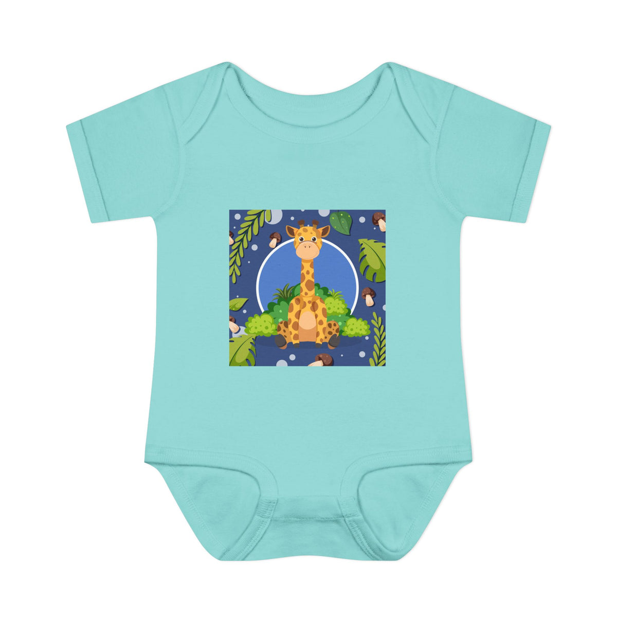 Adorable Giraffe Art Infant Romper