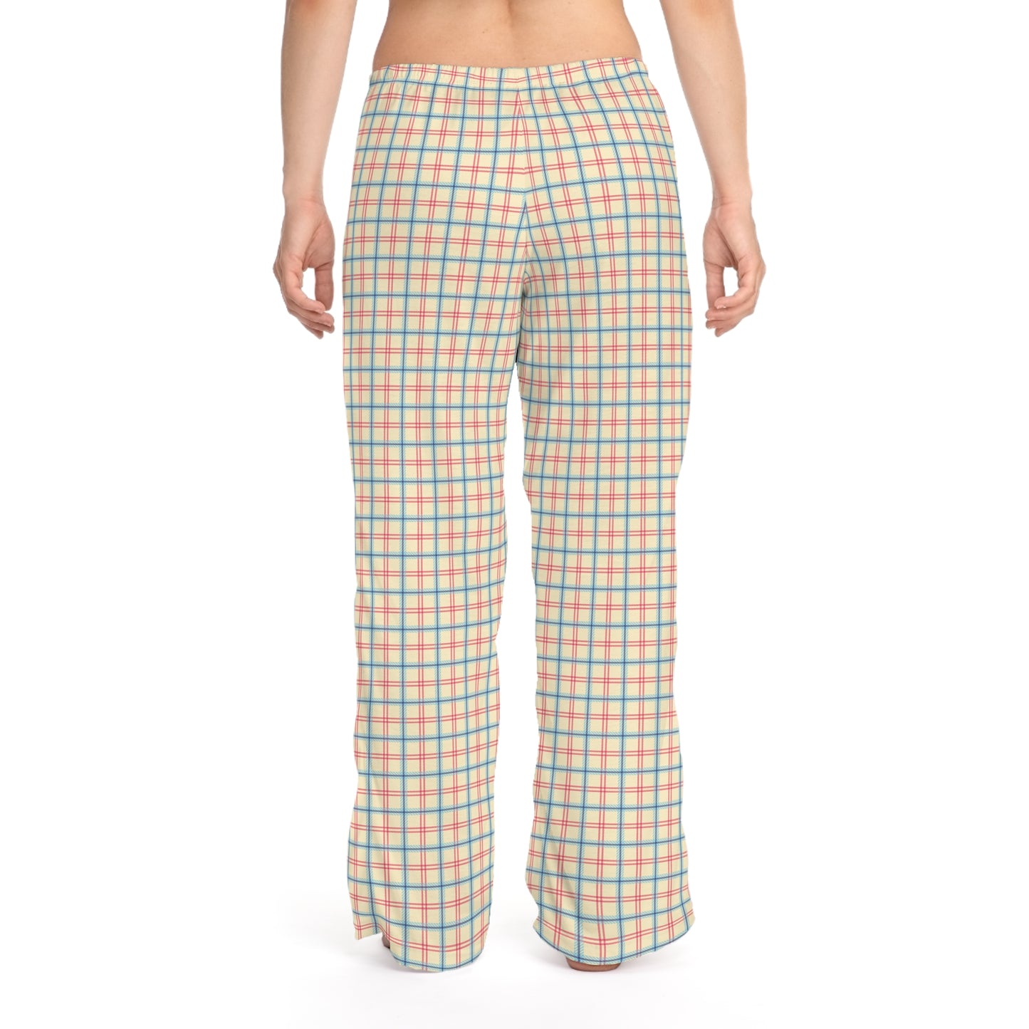 Cozy Plaid Women's Pajama Pants, Lightweight Sleepwear, Comfortable Lounge Pants, Perfect for Relaxing, Gift for Her, Stylish Homewear