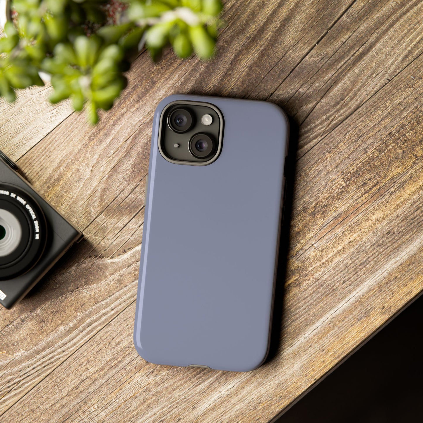 Blue phone case