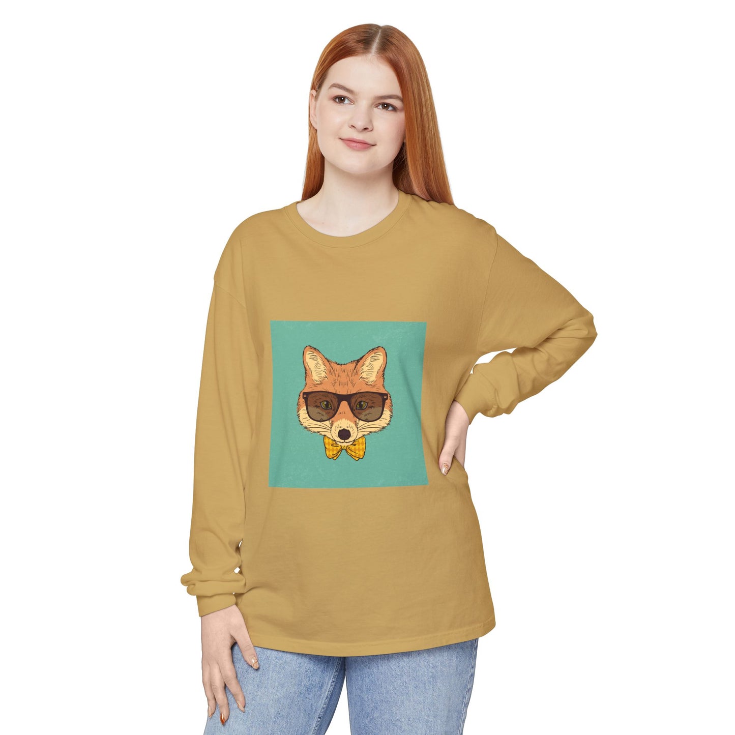 Unisex Garment-dyed Long Sleeve T-Shirt