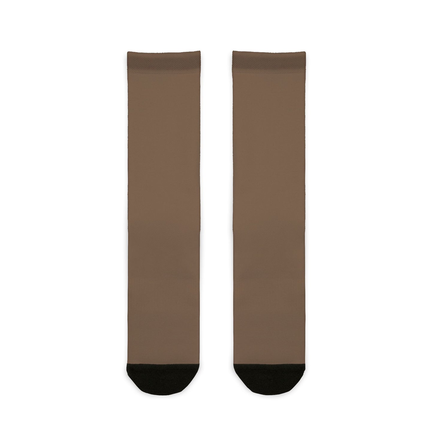 Brown Sublimation Crew Socks