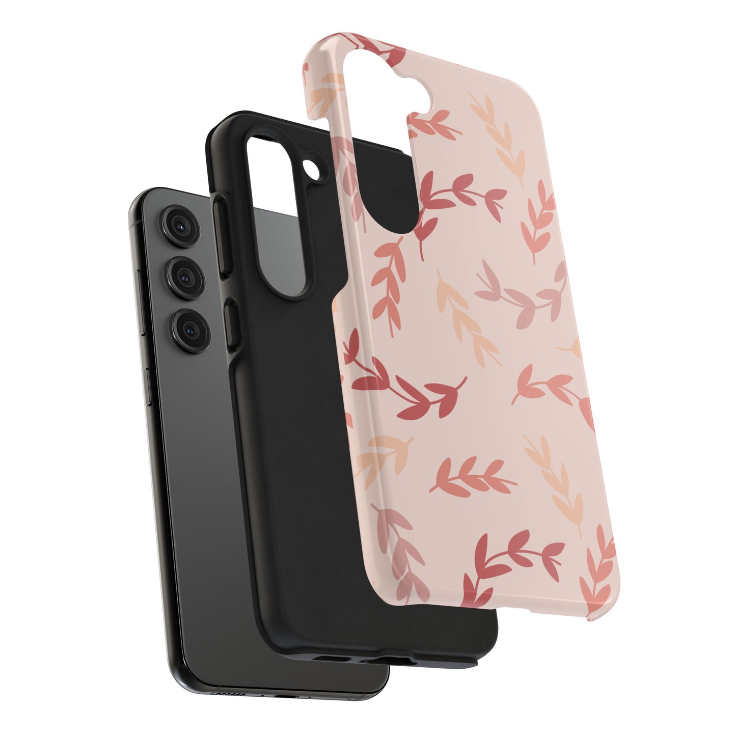 Floral Pattern light Pink Mobile Case