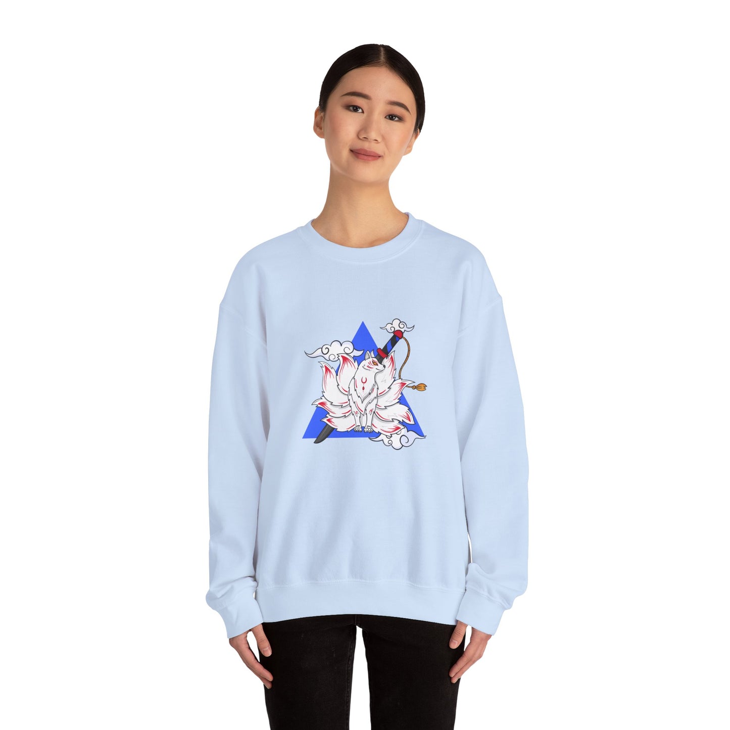 Anime Fox Spirit Unisex Crewneck Sweatshirt