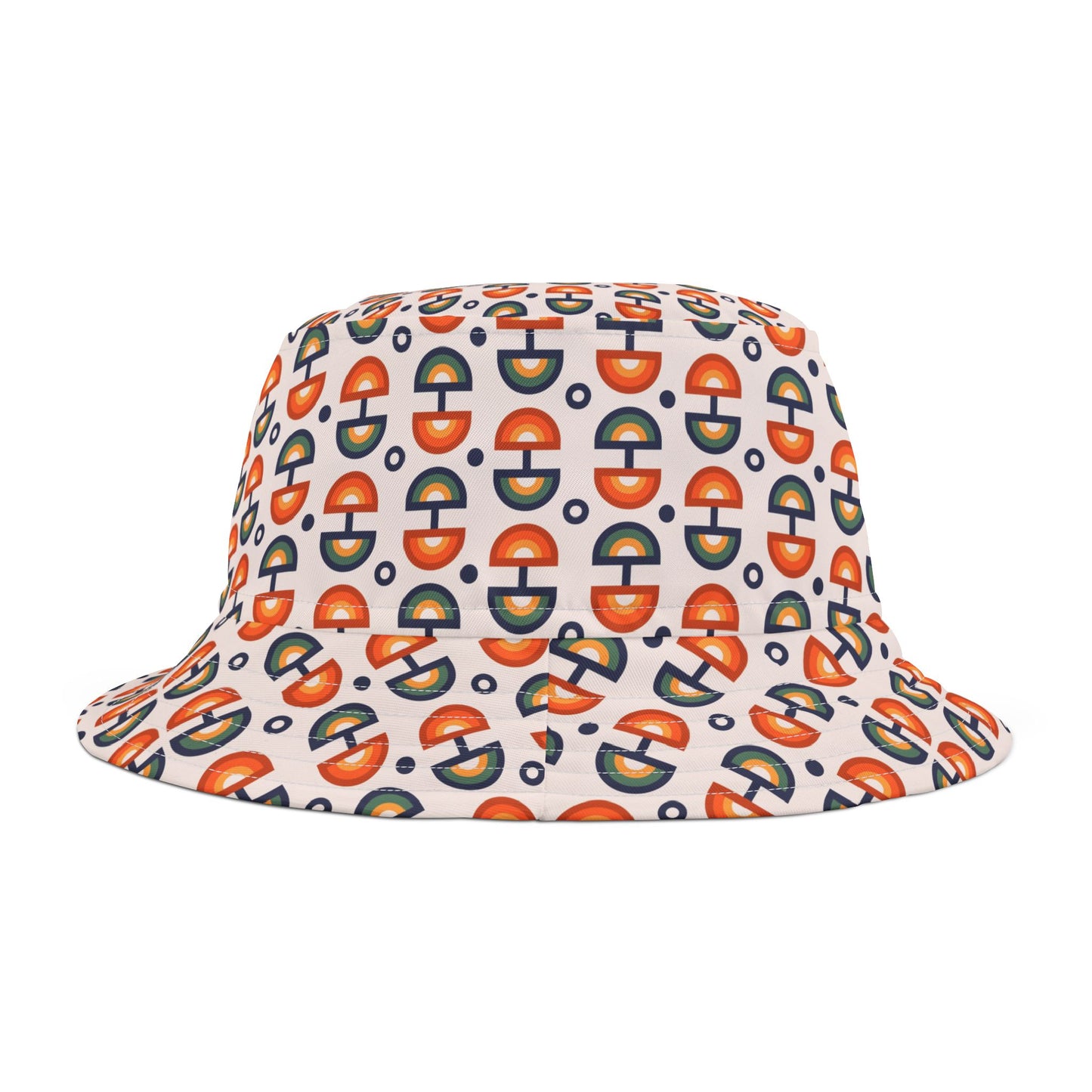 Trendy Multicolor Graphic Bucket Hat