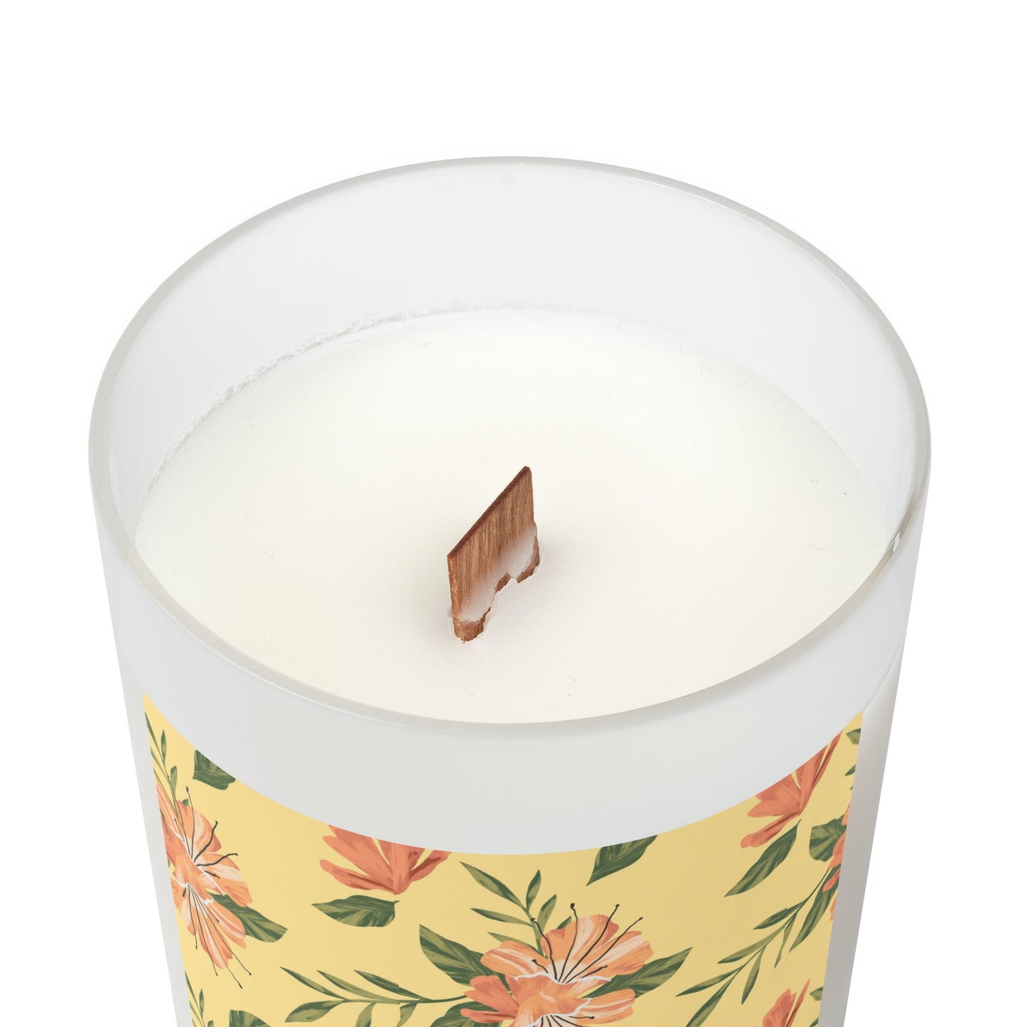 Frosted Glass Candle, 11oz