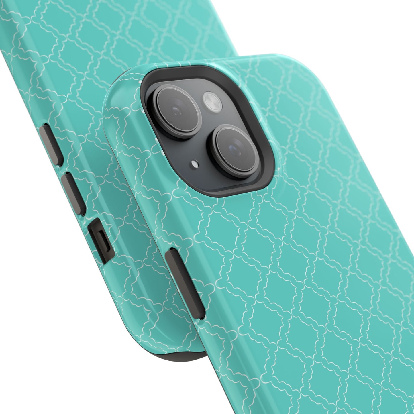 Green Phone Case Geometric Pattern