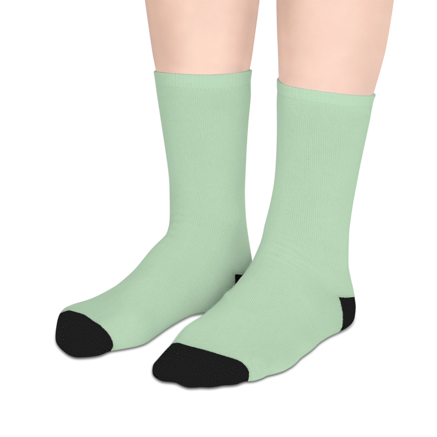 Light green Mid-length Socks