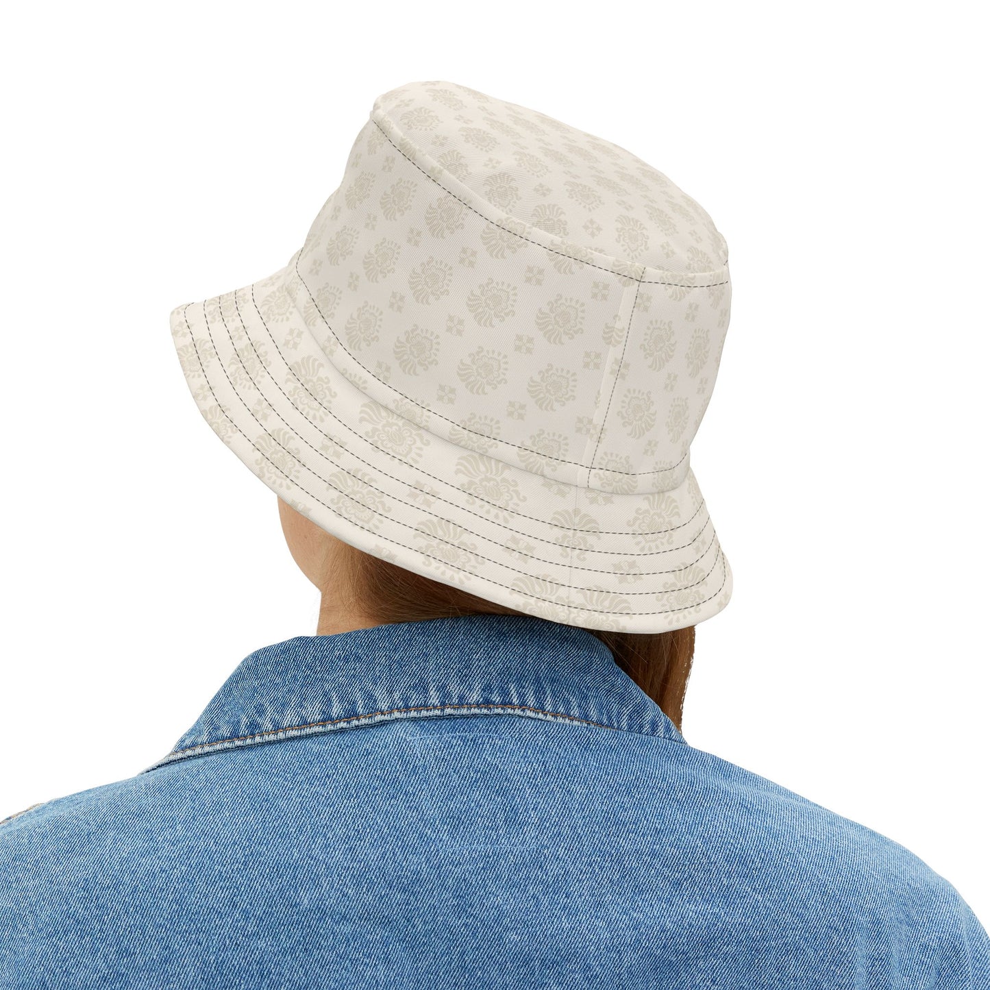 Classic Soft Cotton Bucket Hat for Women  Everyday Casual Printed Bucket Hat