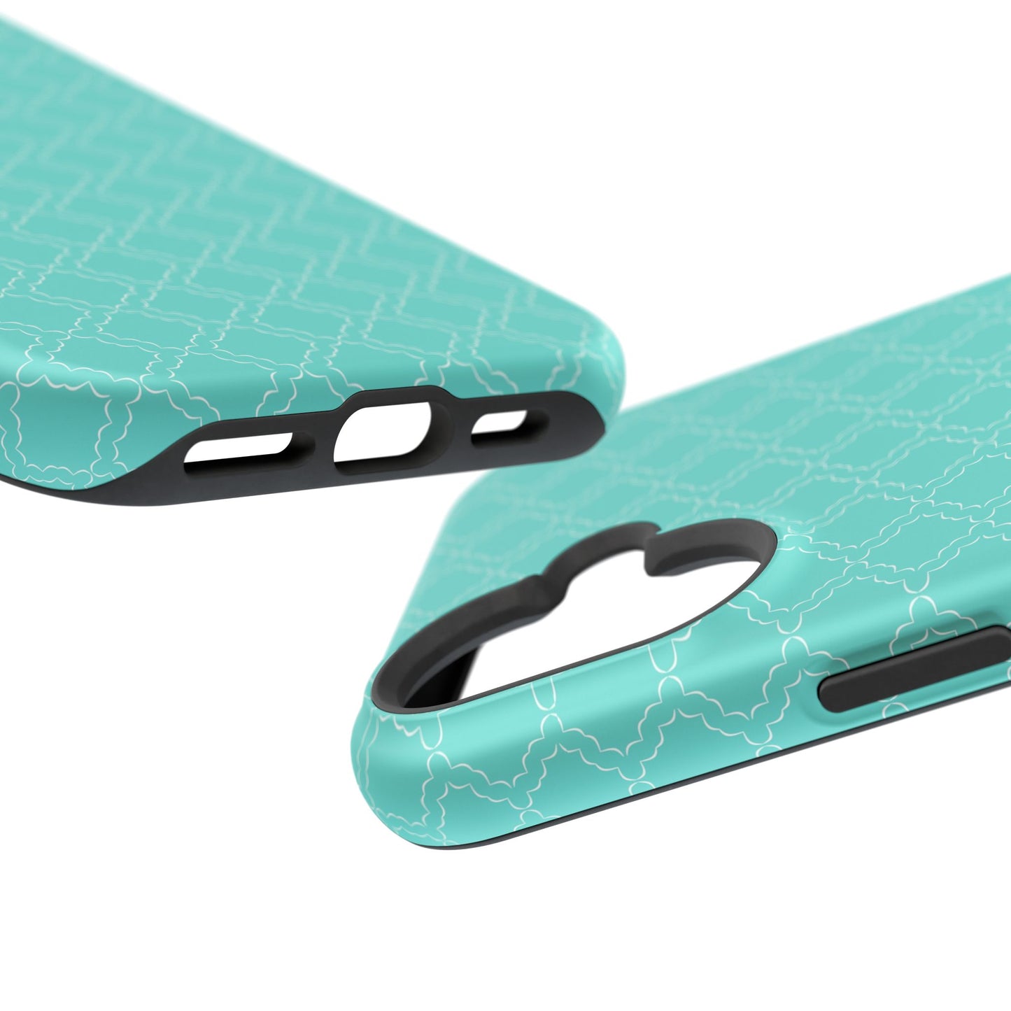 Green Phone Case Geometric Pattern