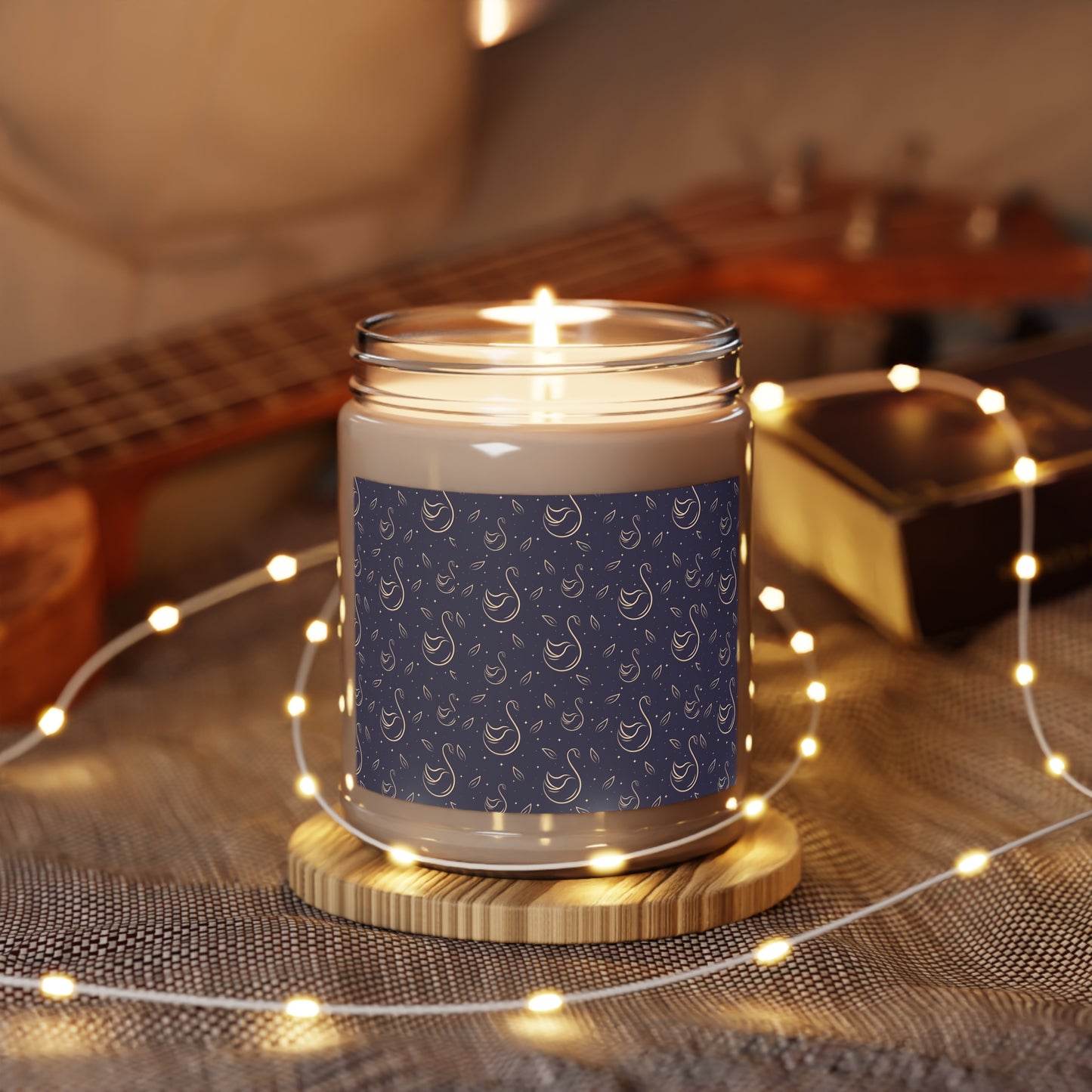 Scented Soy Candles with White Lid, 9oz