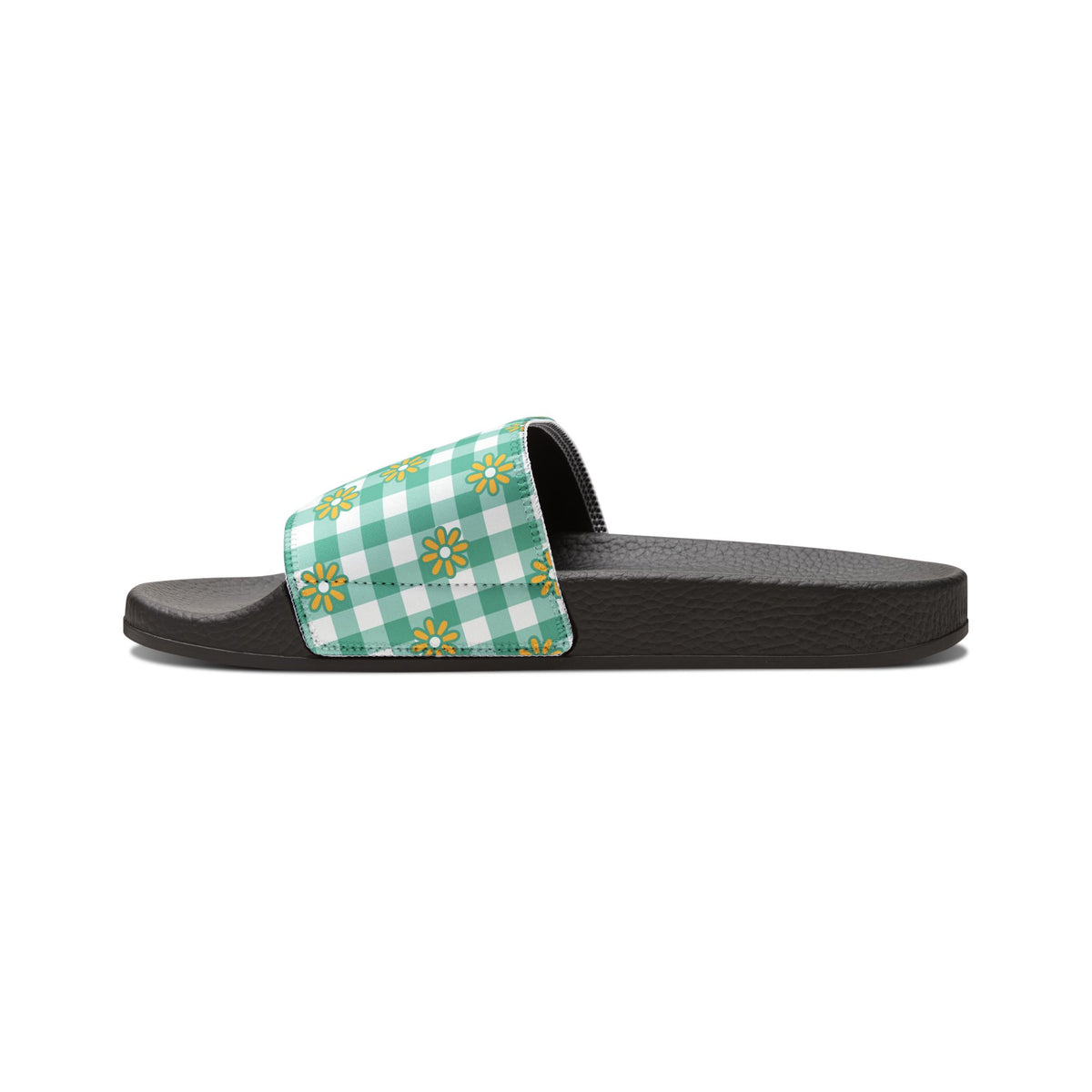 Floral Daisy Women's Removable-Strap Sandals – Comfortable Summer Slides