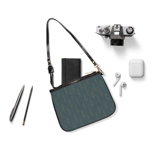 Geometric Pattern Shoulder Bag Stylish Women’s Zipper Crossbody
