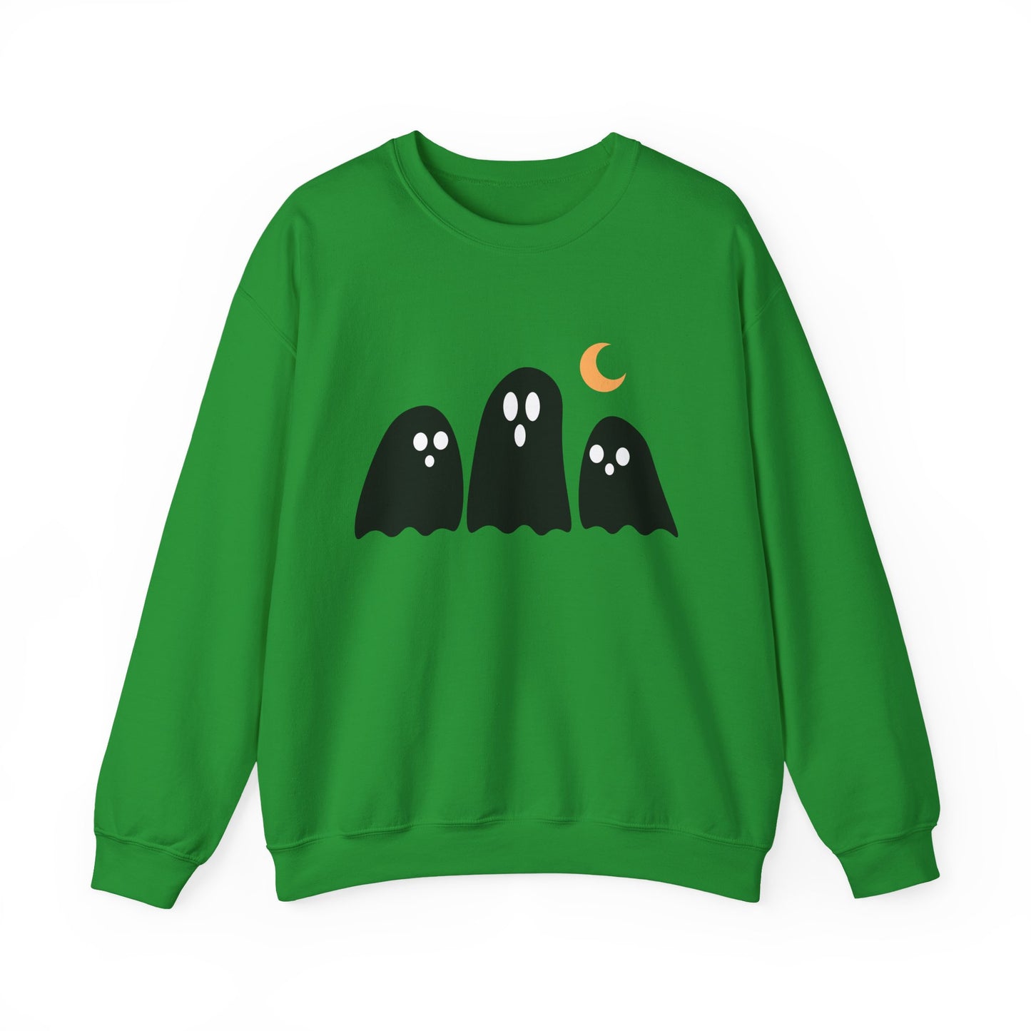Kawaii Ghost Halloween Unisex Crewneck Sweatshirt