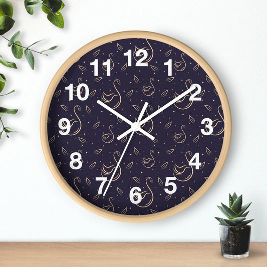 Wall clock with Decorative Design