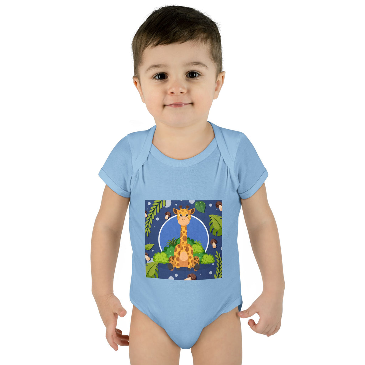 Adorable Giraffe Art Infant Romper