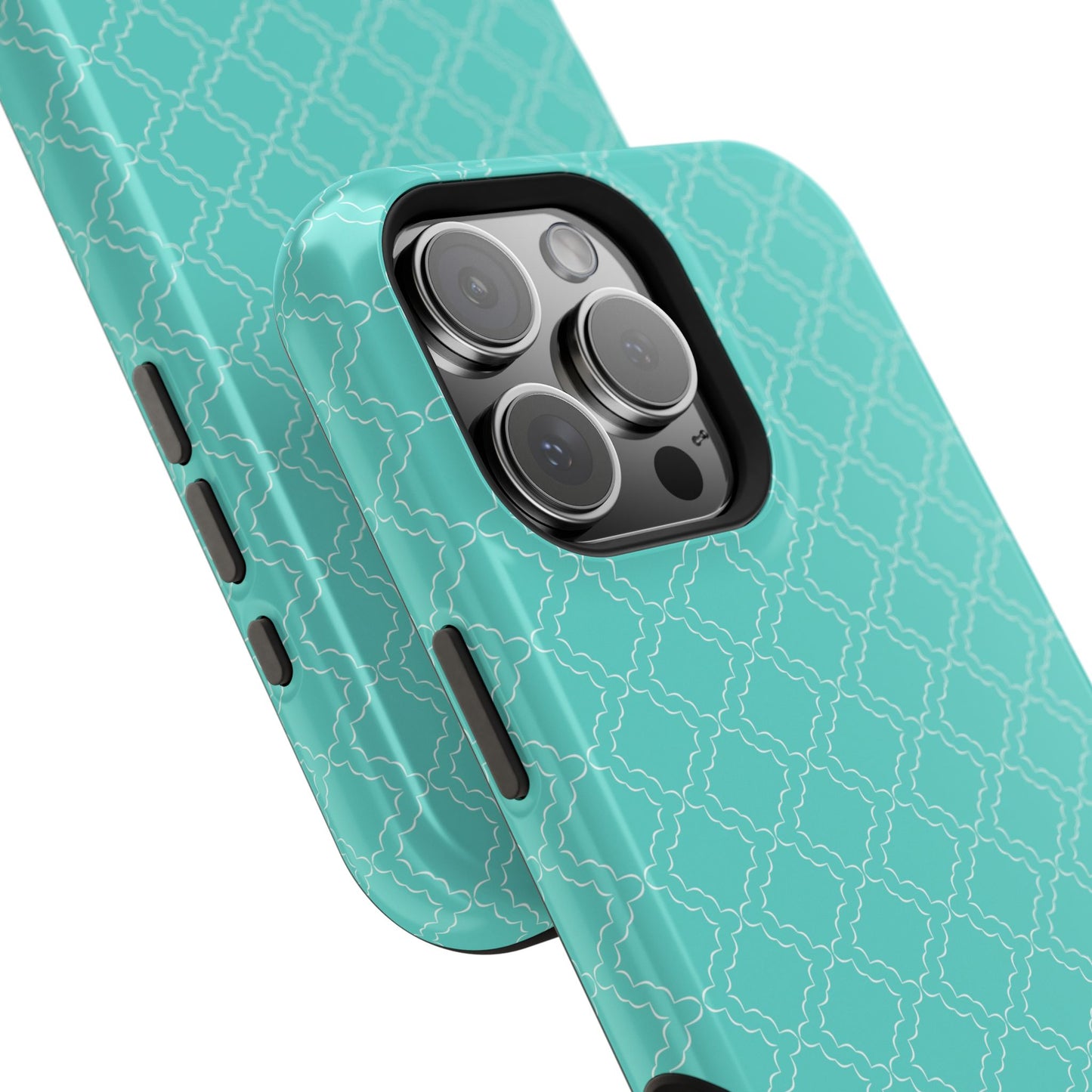 Green Phone Case Geometric Pattern