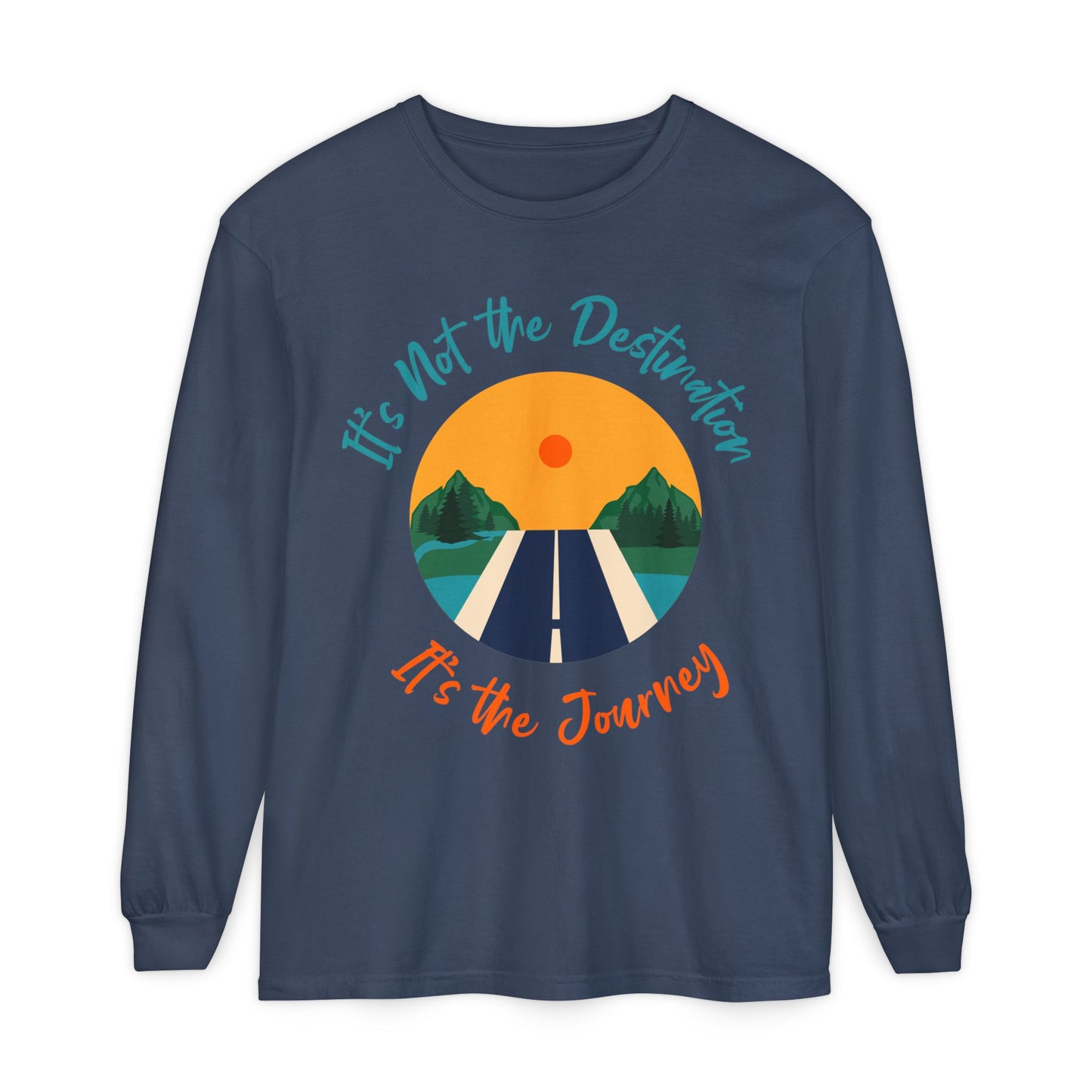 Unisex Garment-dyed Long Sleeve T-Shirt