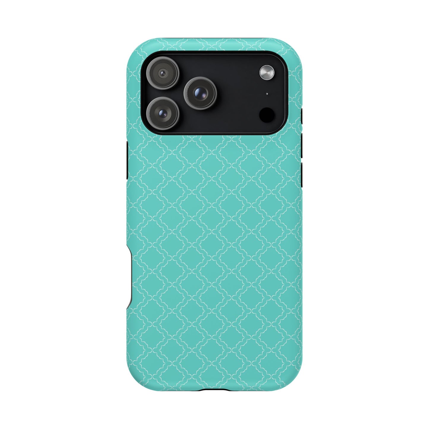 Green Phone Case Geometric Pattern