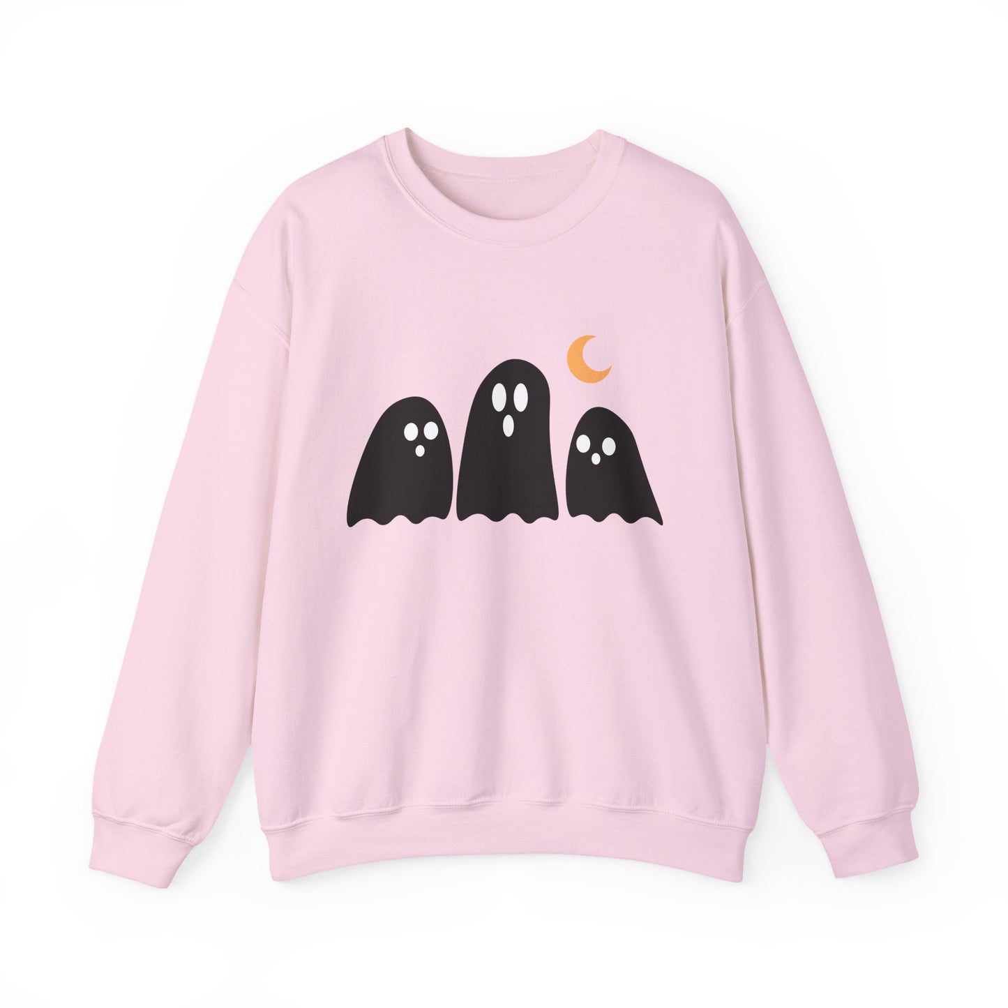Kawaii Ghost Halloween Unisex Crewneck Sweatshirt
