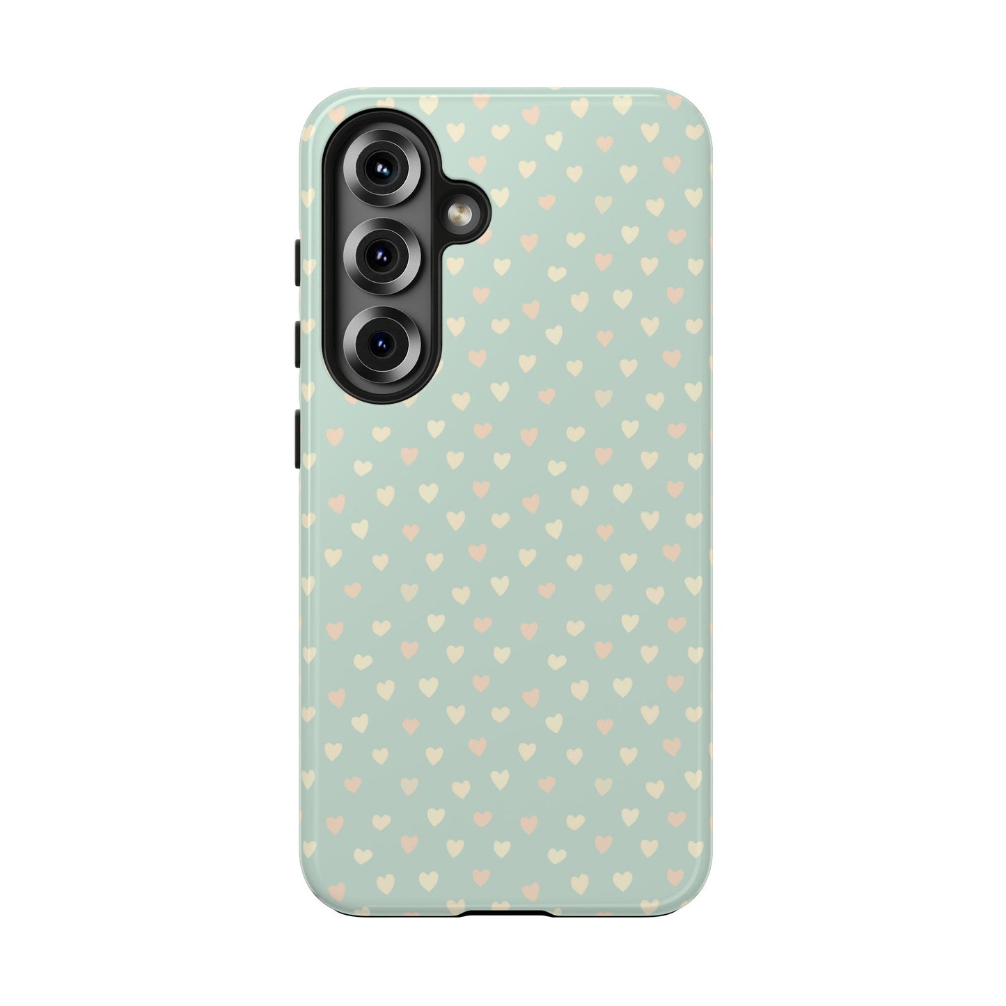Phone Case With Heart Pattern