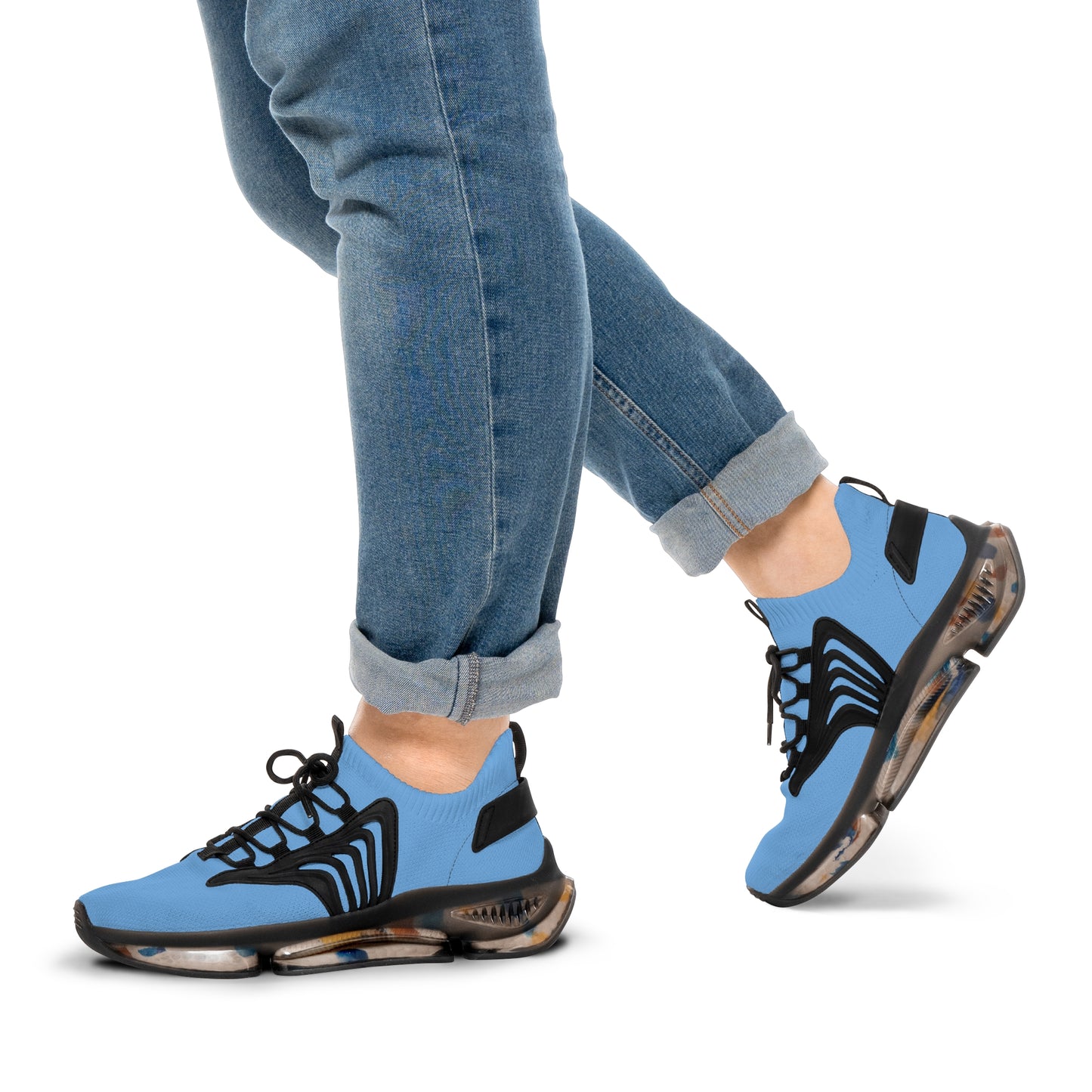 Men’s Blue Mesh Sneakers | Lightweight & Breathable Shoes