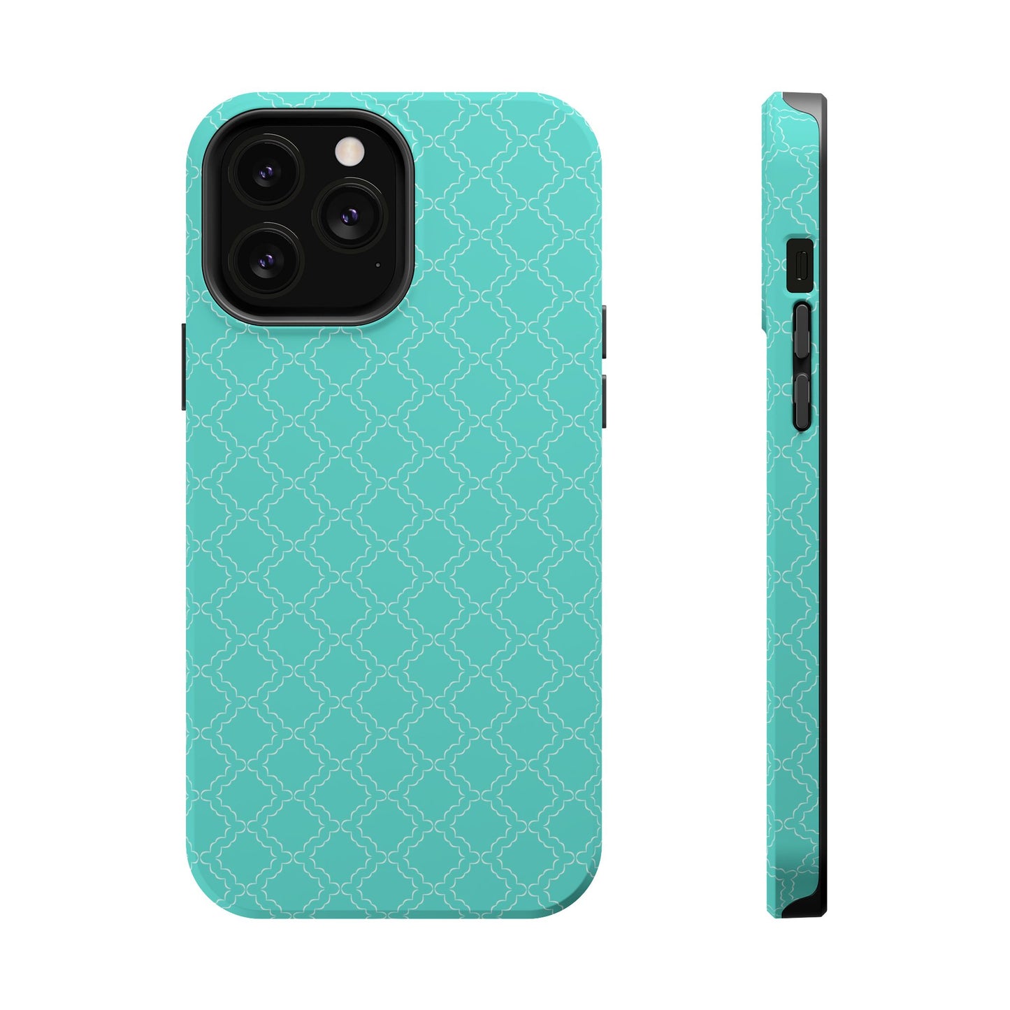 Green Phone Case Geometric Pattern