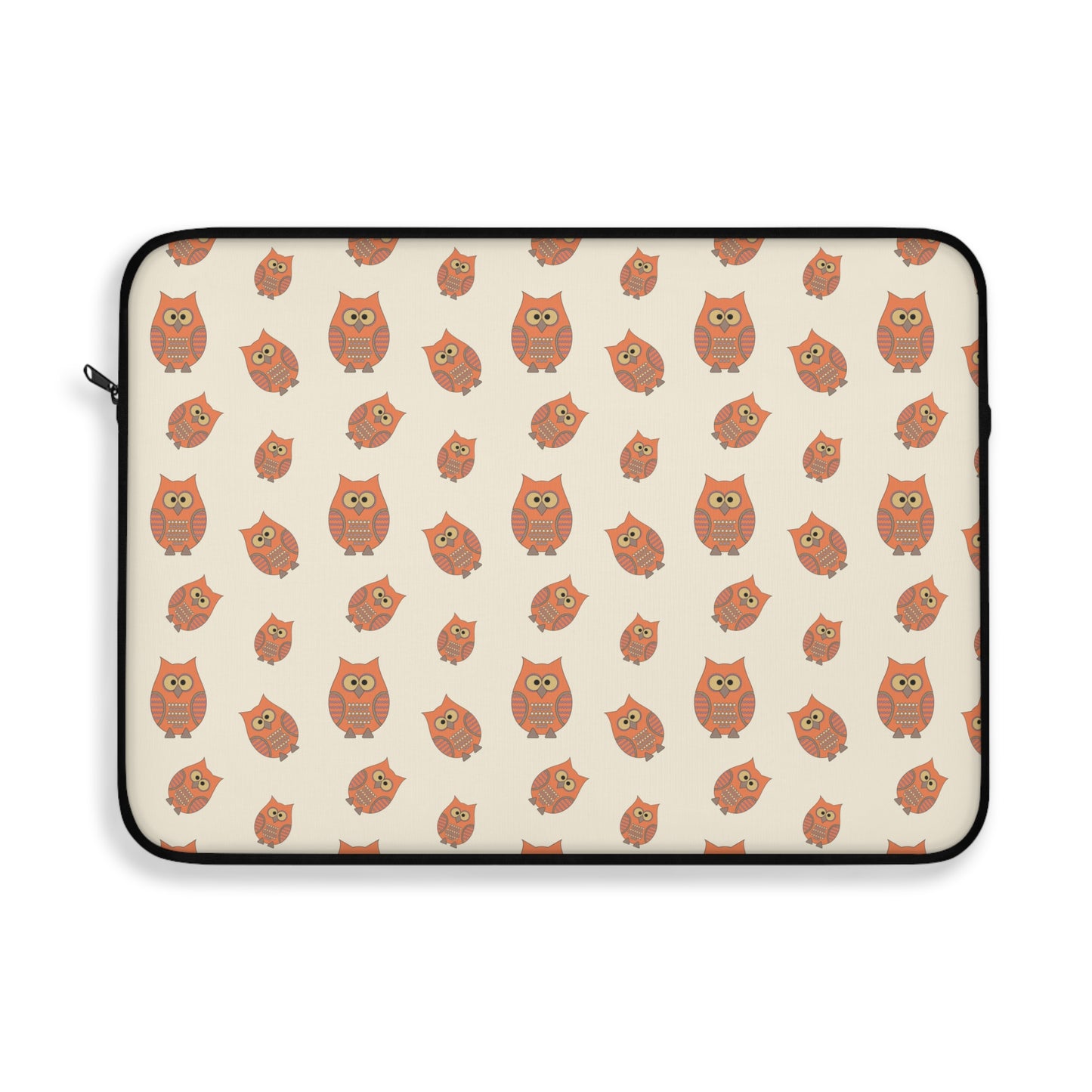 Vintage-Style Owl Pattern Tech Sleeve
